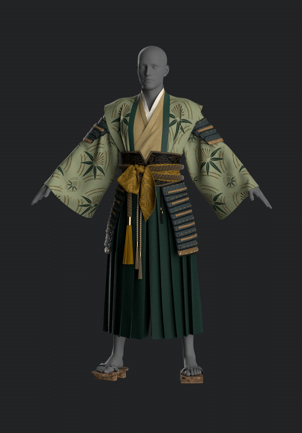 ArtStation Male kimono #3