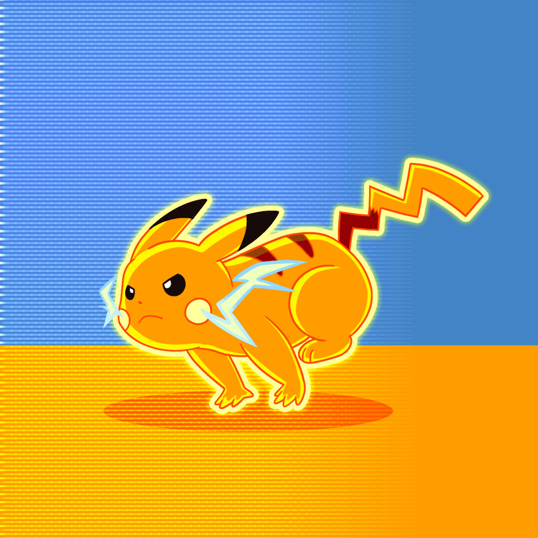 ArtStation - pikachu quick attack