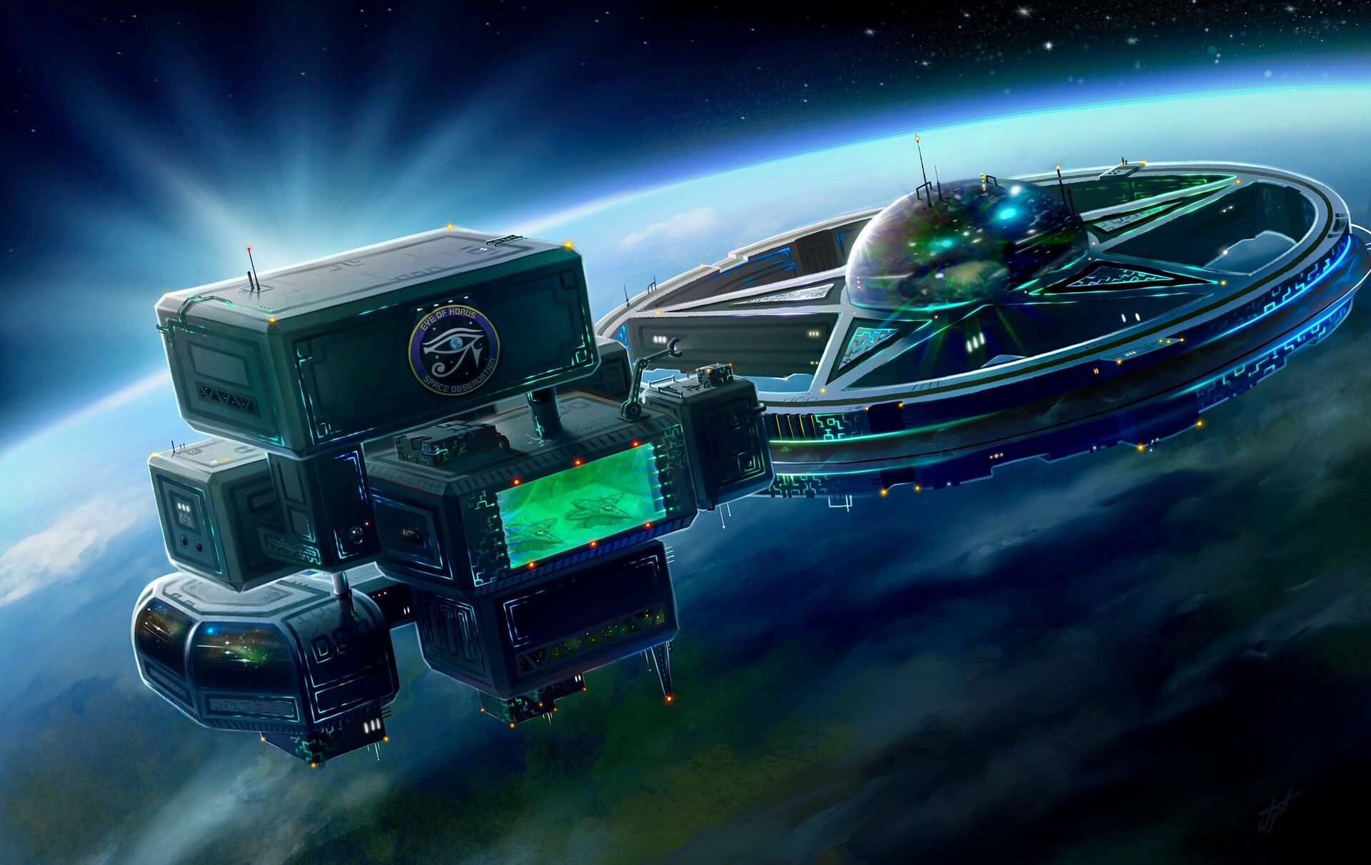 ArtStation Space station