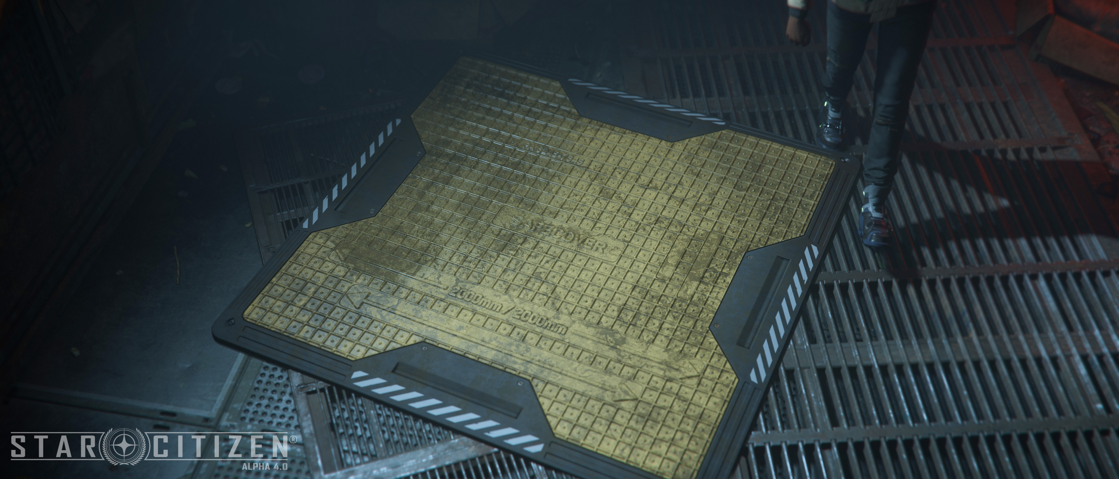 Large Square Trench Cover