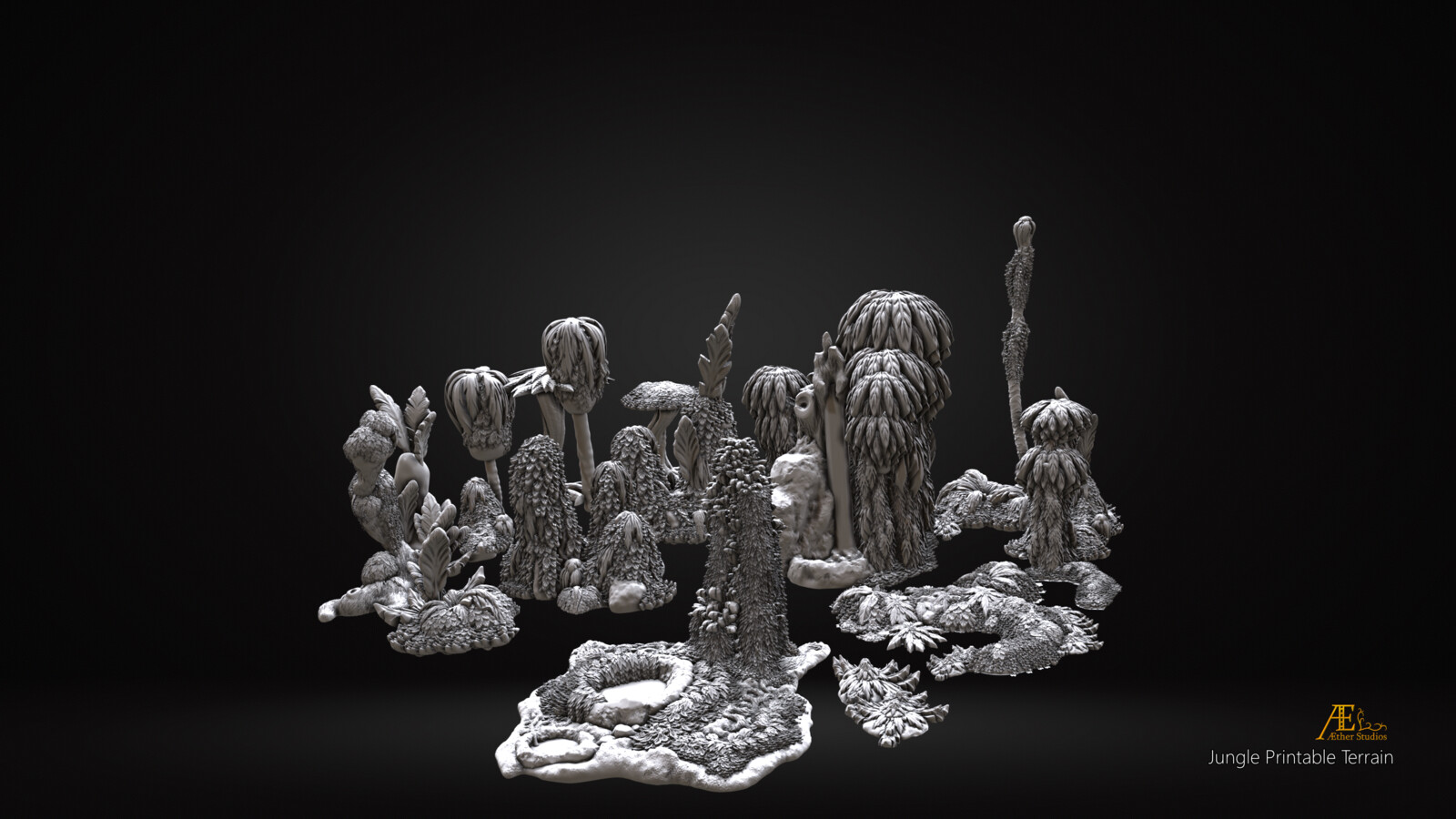 Jungle Printable Terrain