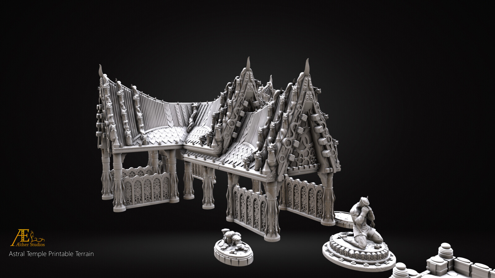 Astral Temple Printable Terrain