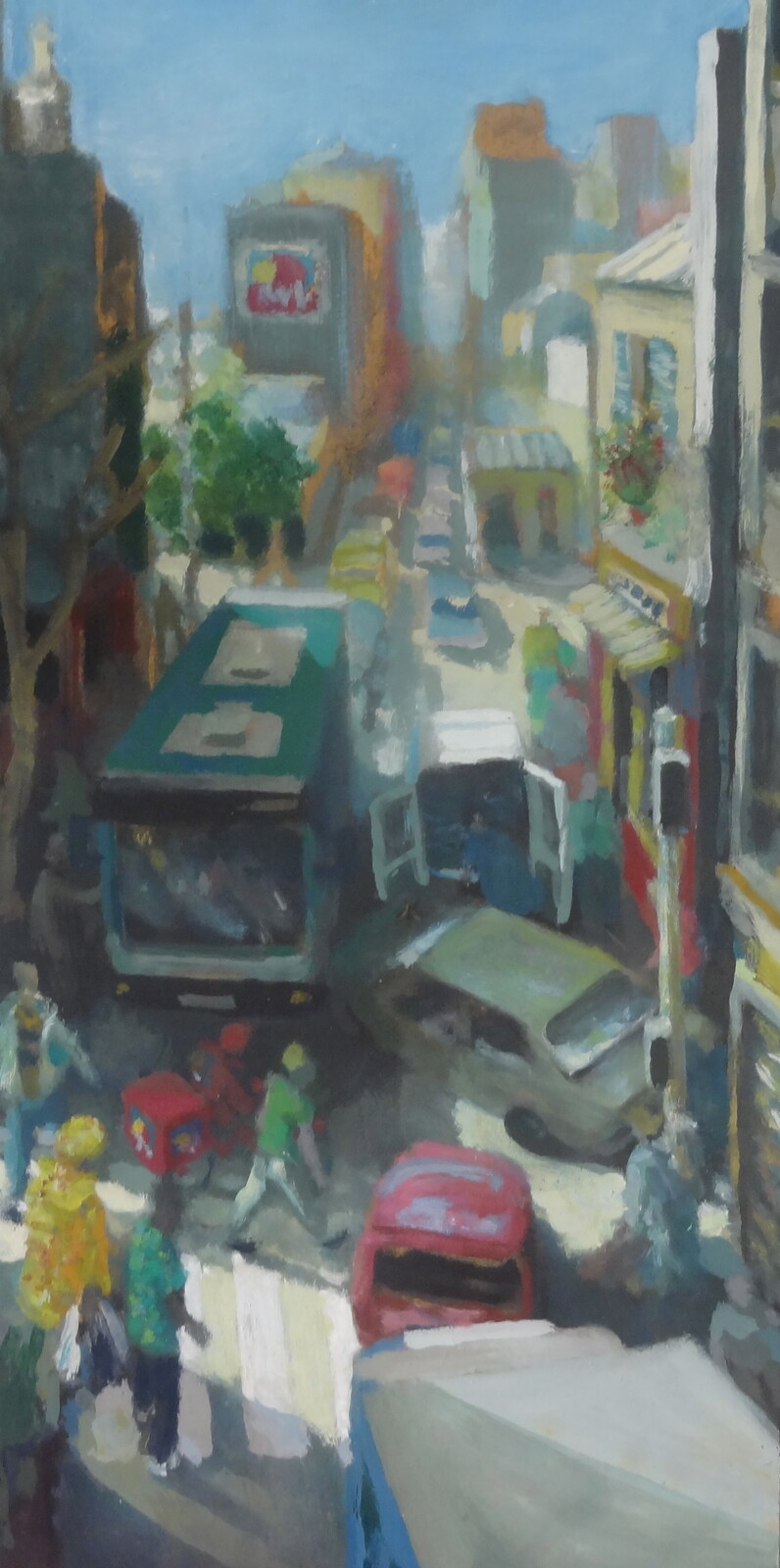 Rue Oberkampf, paris. from memory