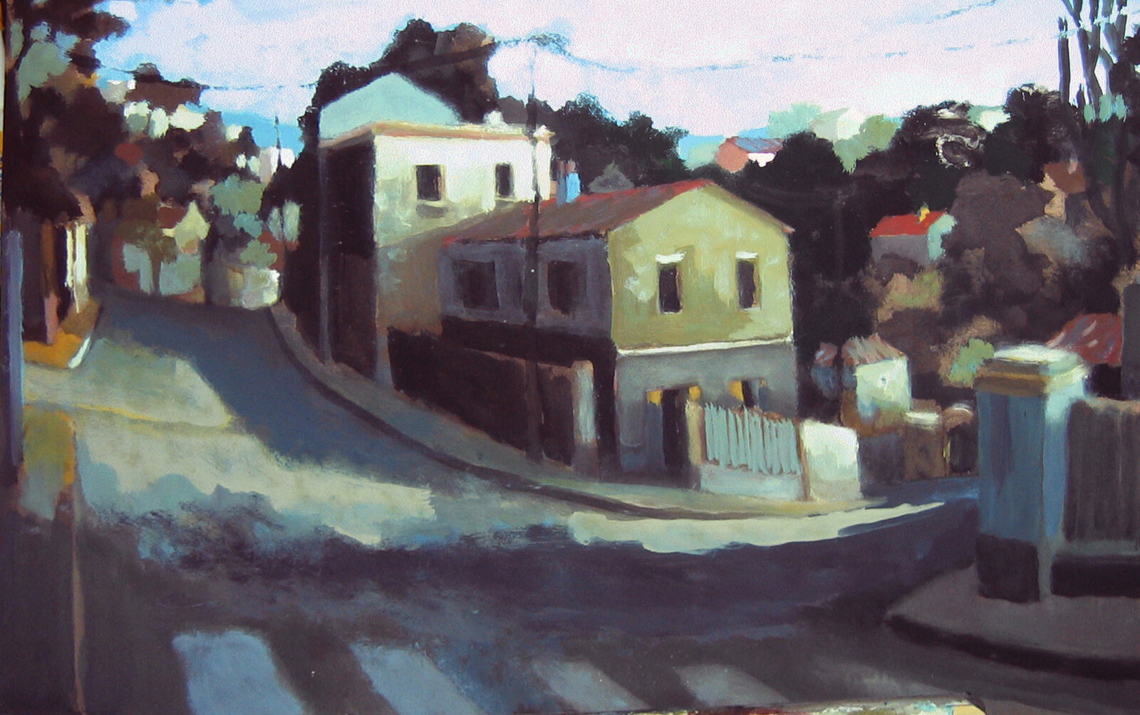 Hometown, near paris. from memory