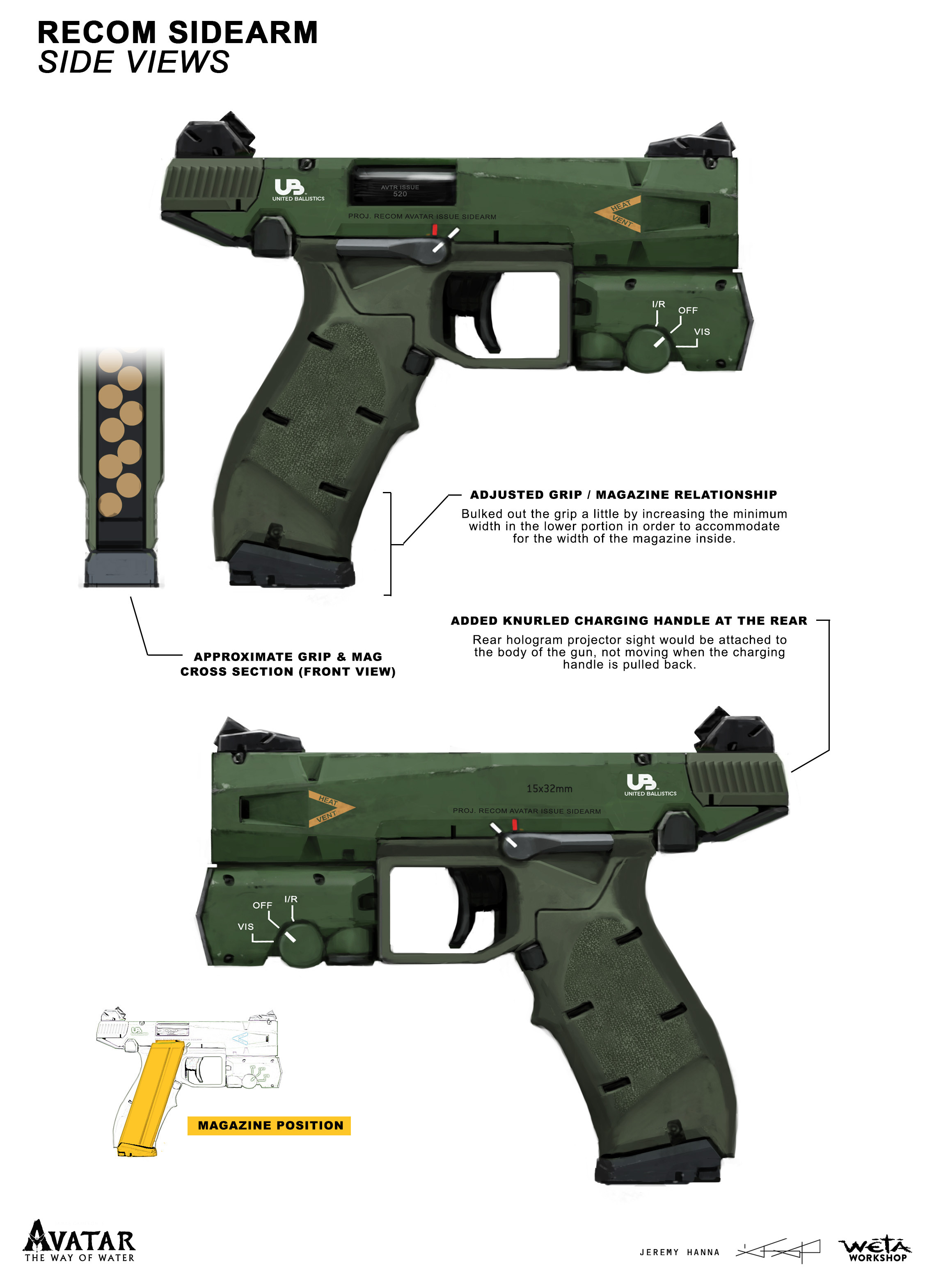 Recom sidearm
Artist: Jeremy Hanna 