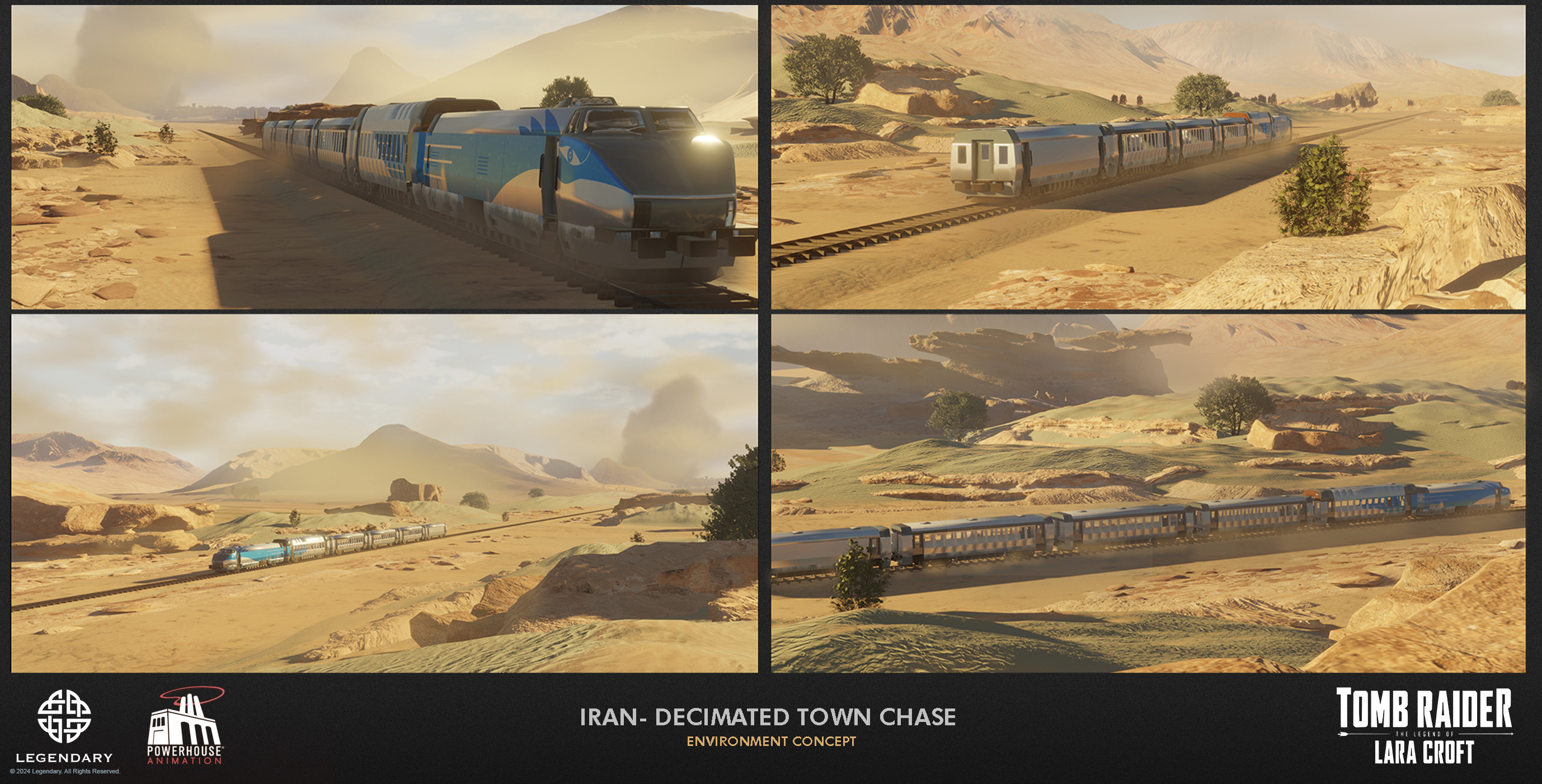 Chase conclusion outside of town.