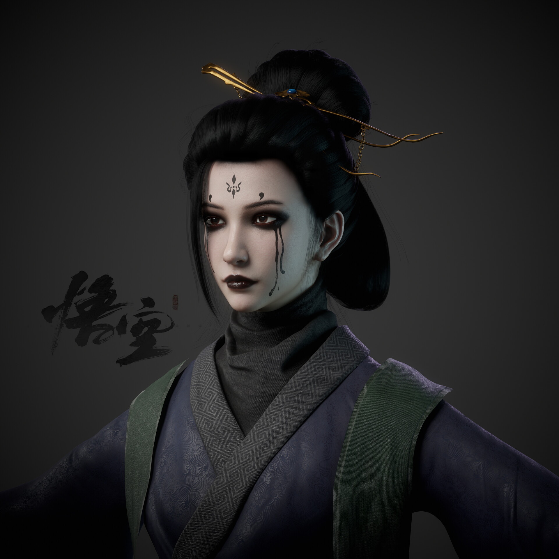 ArtStation - 黑神话悟空_蜘蛛精四妹