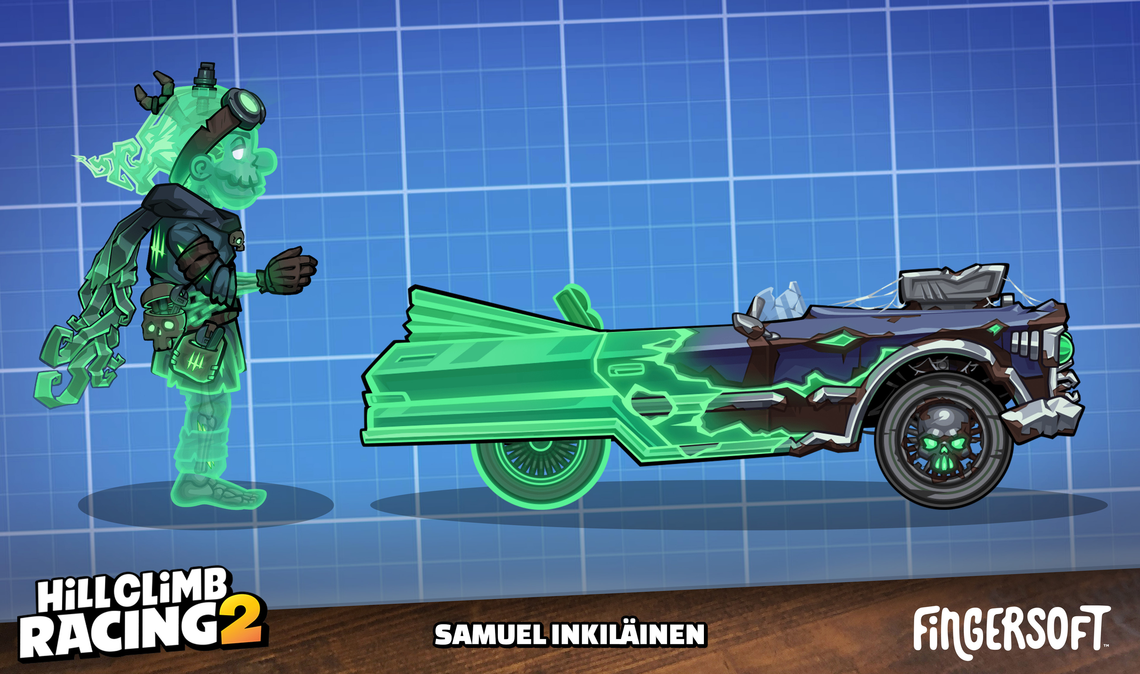 Gaspar character and a vehicle paint for Lowrider - vehicle for Halloween 2023.