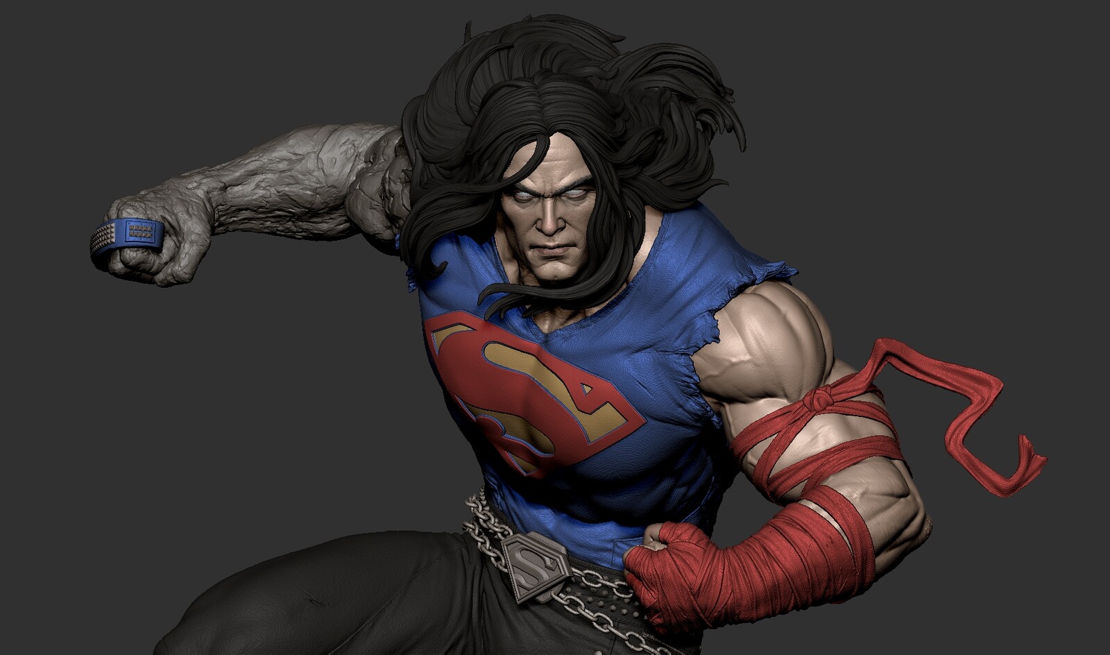 Prime 1 Studio : Death Metal Superman sculpt