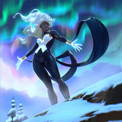 MtG Card Manamorphose, Storm from Marvel