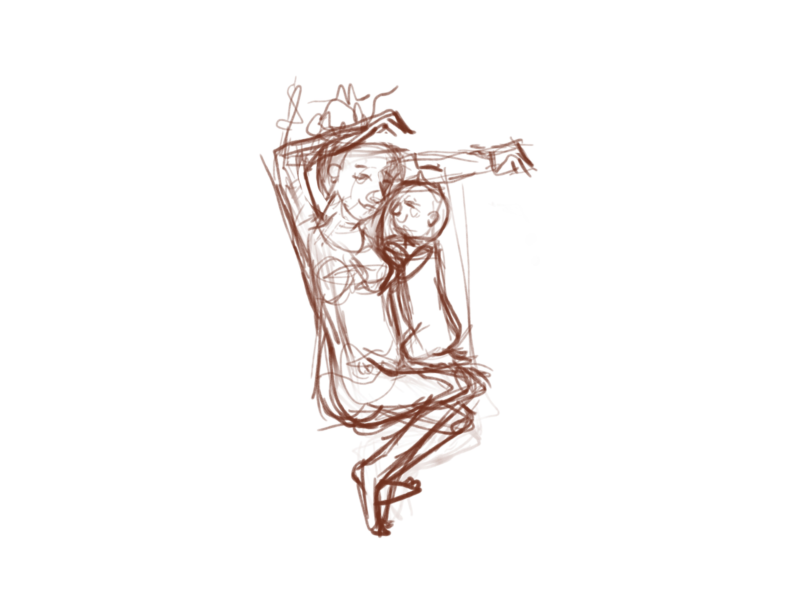 Your body fits so perfectly in mine. I drew this sketch across-body on ipad with left hand in this exact position. A moment captured during the moment. 