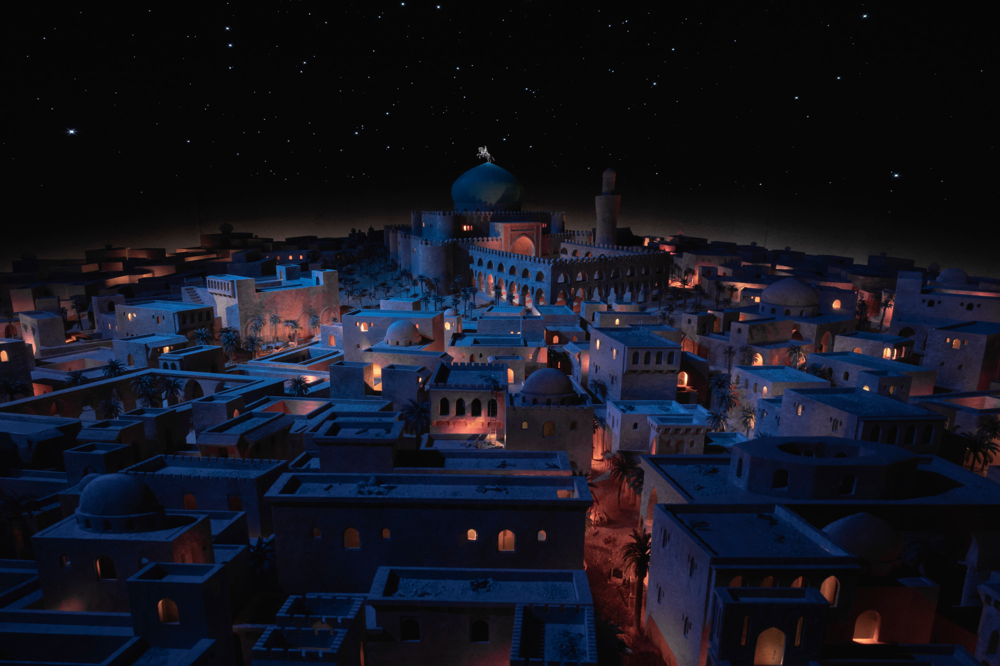 I assisted with the 3D tasks for forced-perspective city seen through the window. I handled the 3D models, taking them from a Rhino mockup to fully printable files.