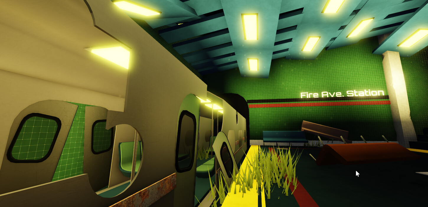 Apocalyptic Subway Station Showcase (ROBLOX)