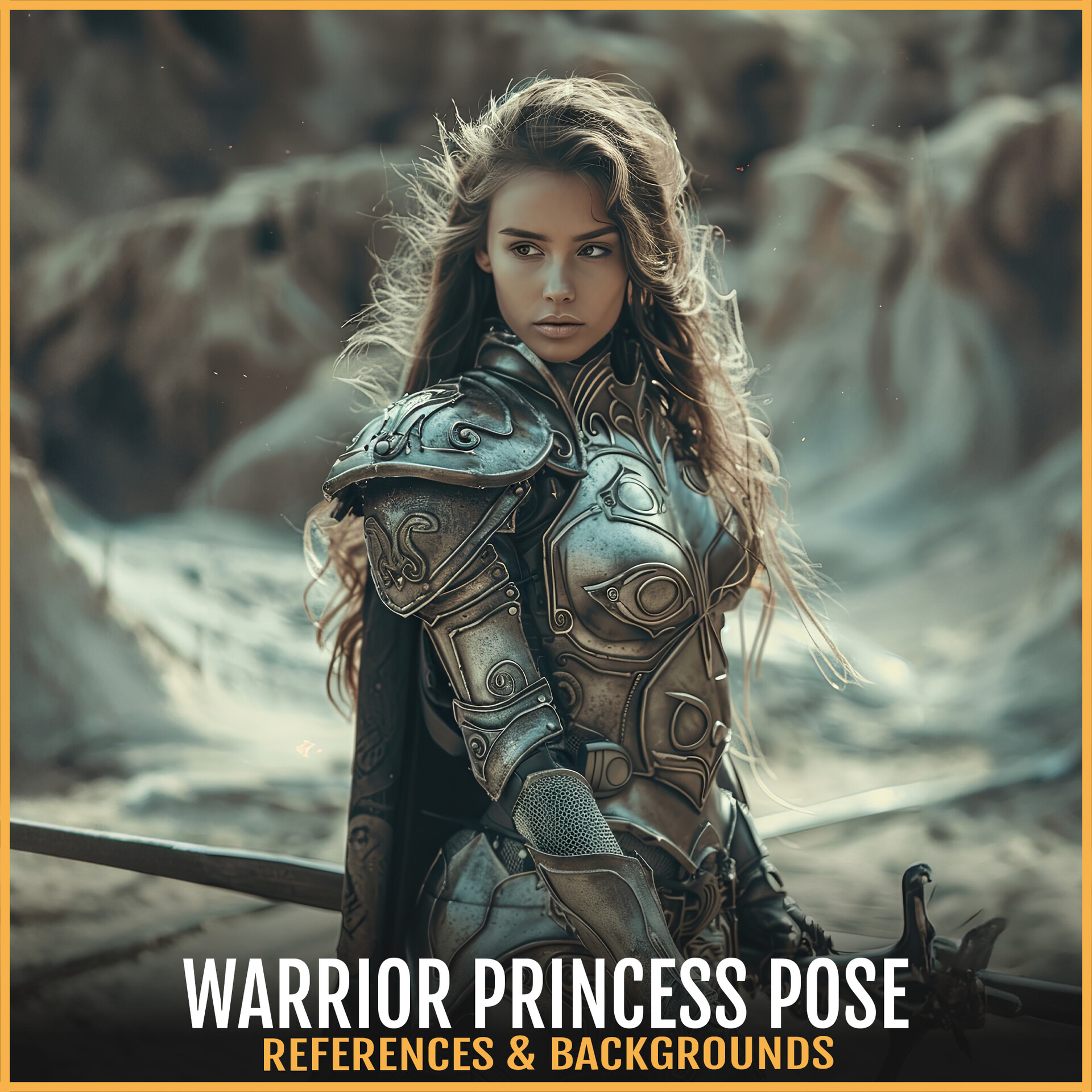 ArtStation - 505 Warrior Princess pose