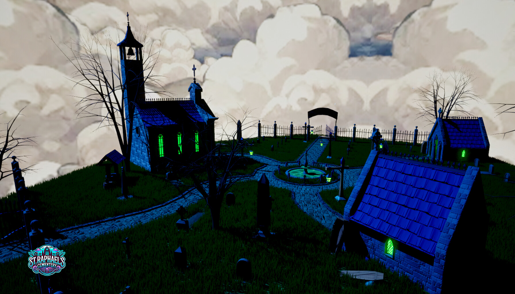 Cemetery Render 3