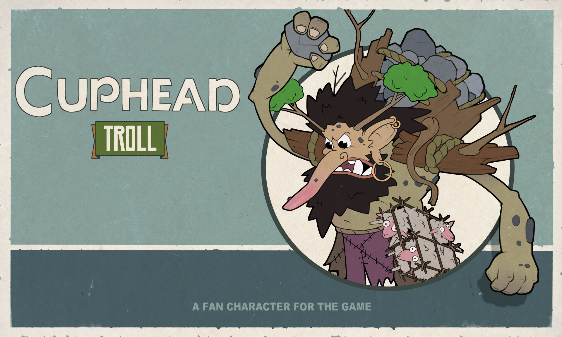 ArtStation Cuphead fan made character