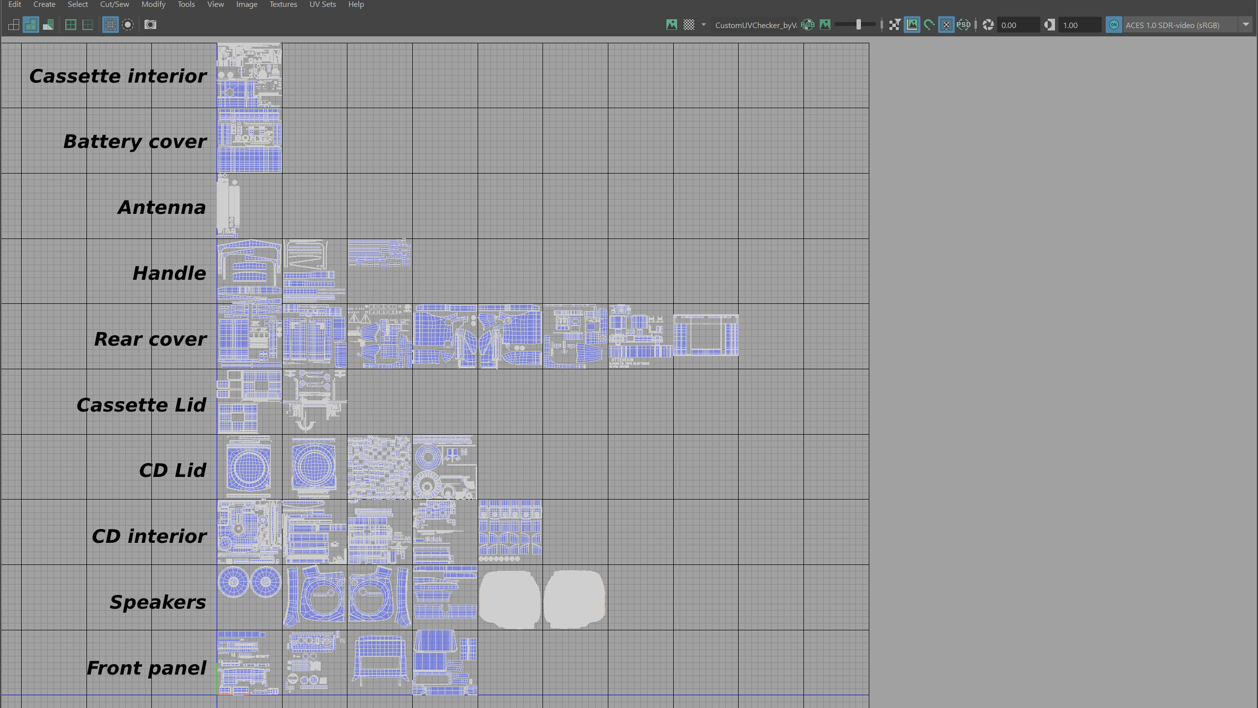 UDIM layout