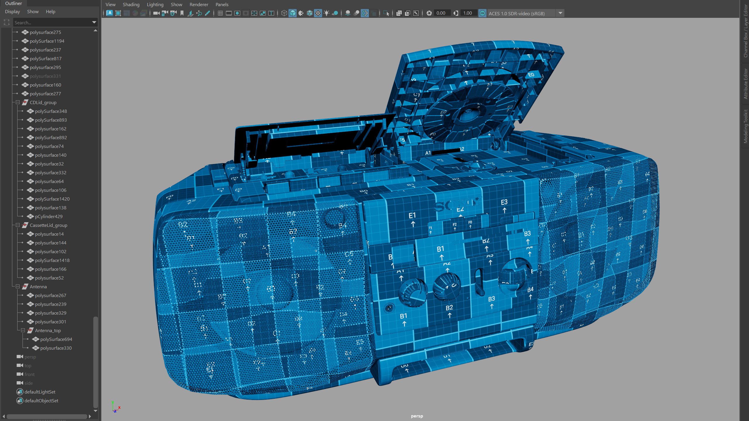 UV layout