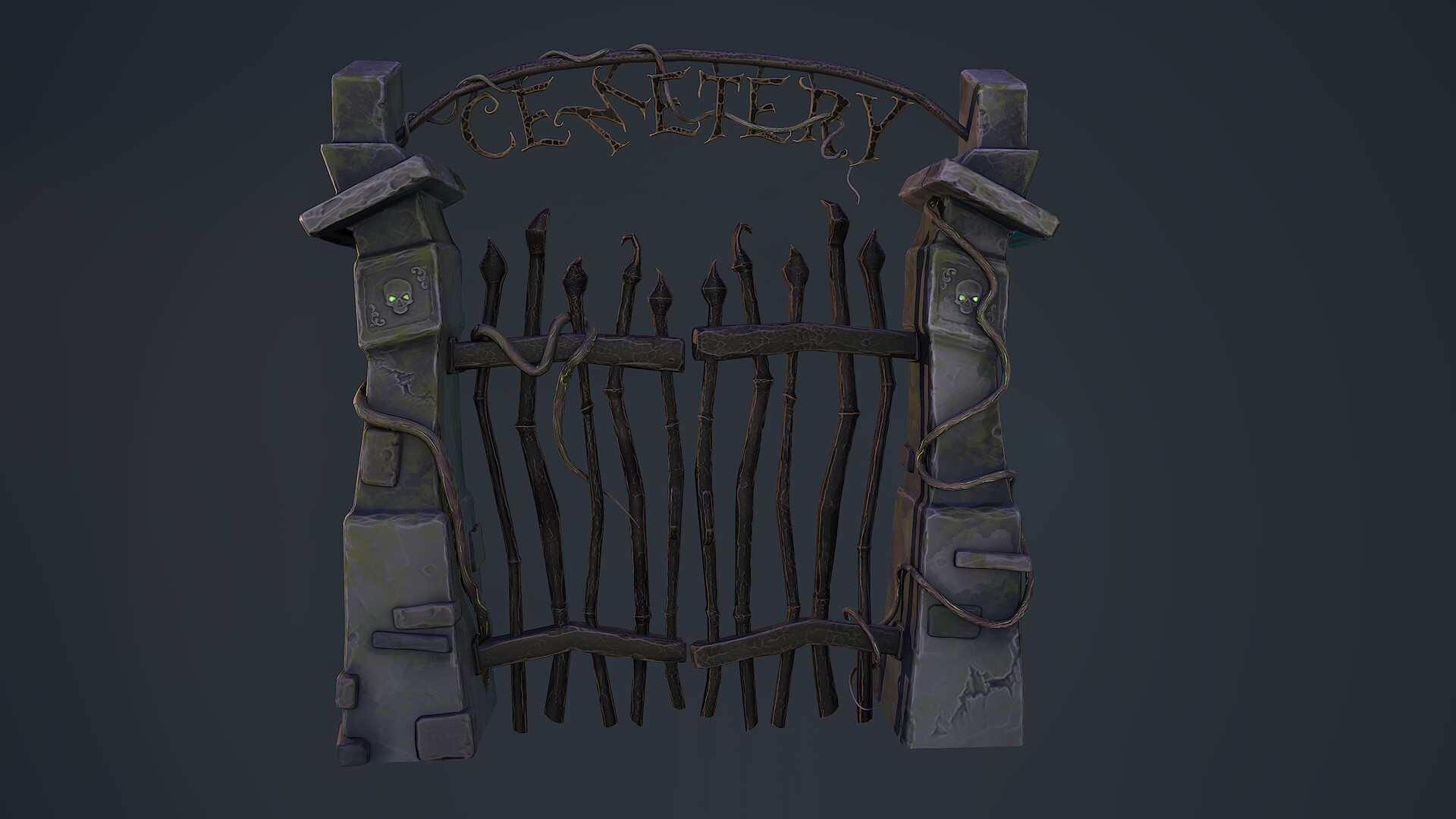 ArtStation - Cemetery Gates