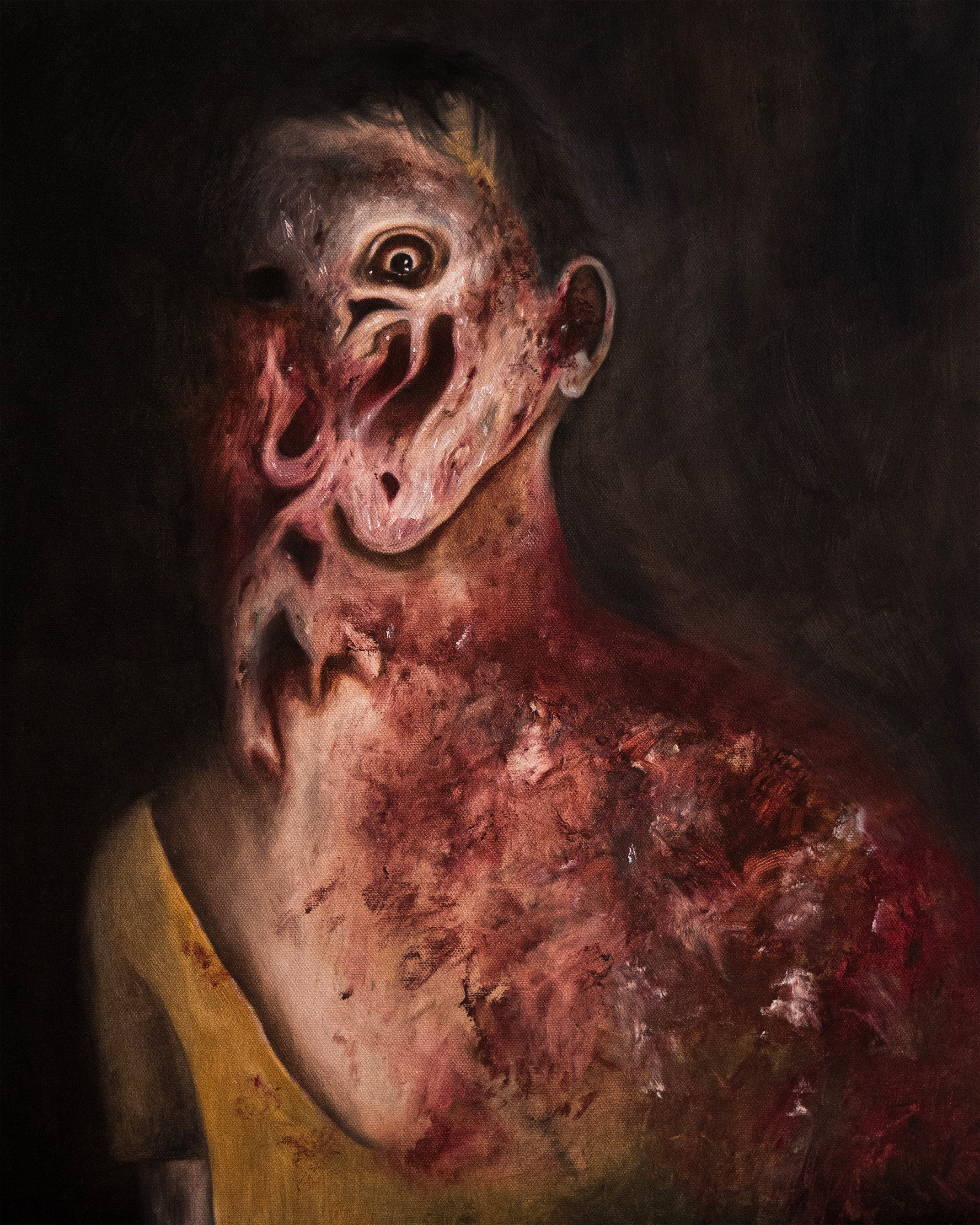 Courting Insanity (Oils).