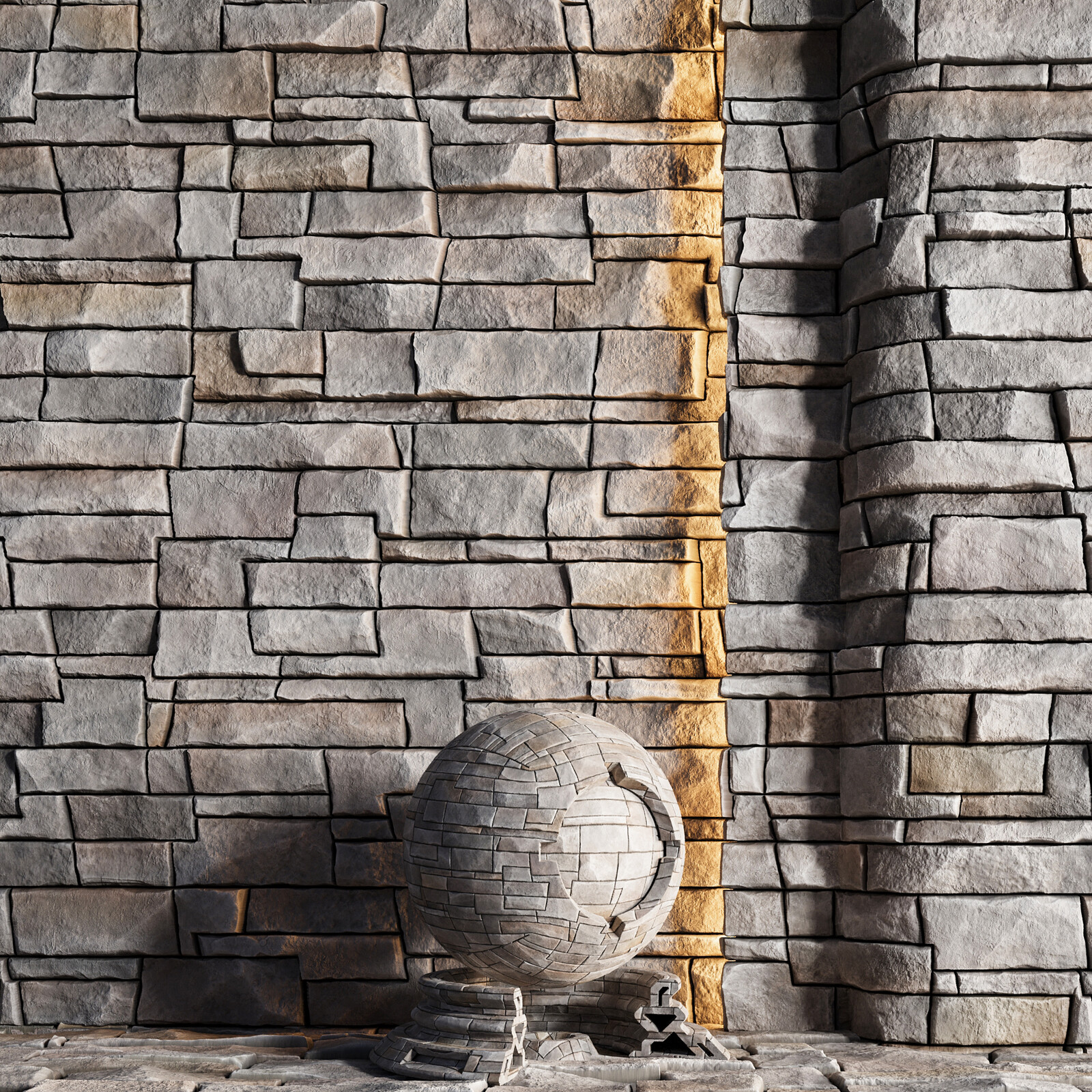 Substance Designer | Stone Field | PBR | 4K