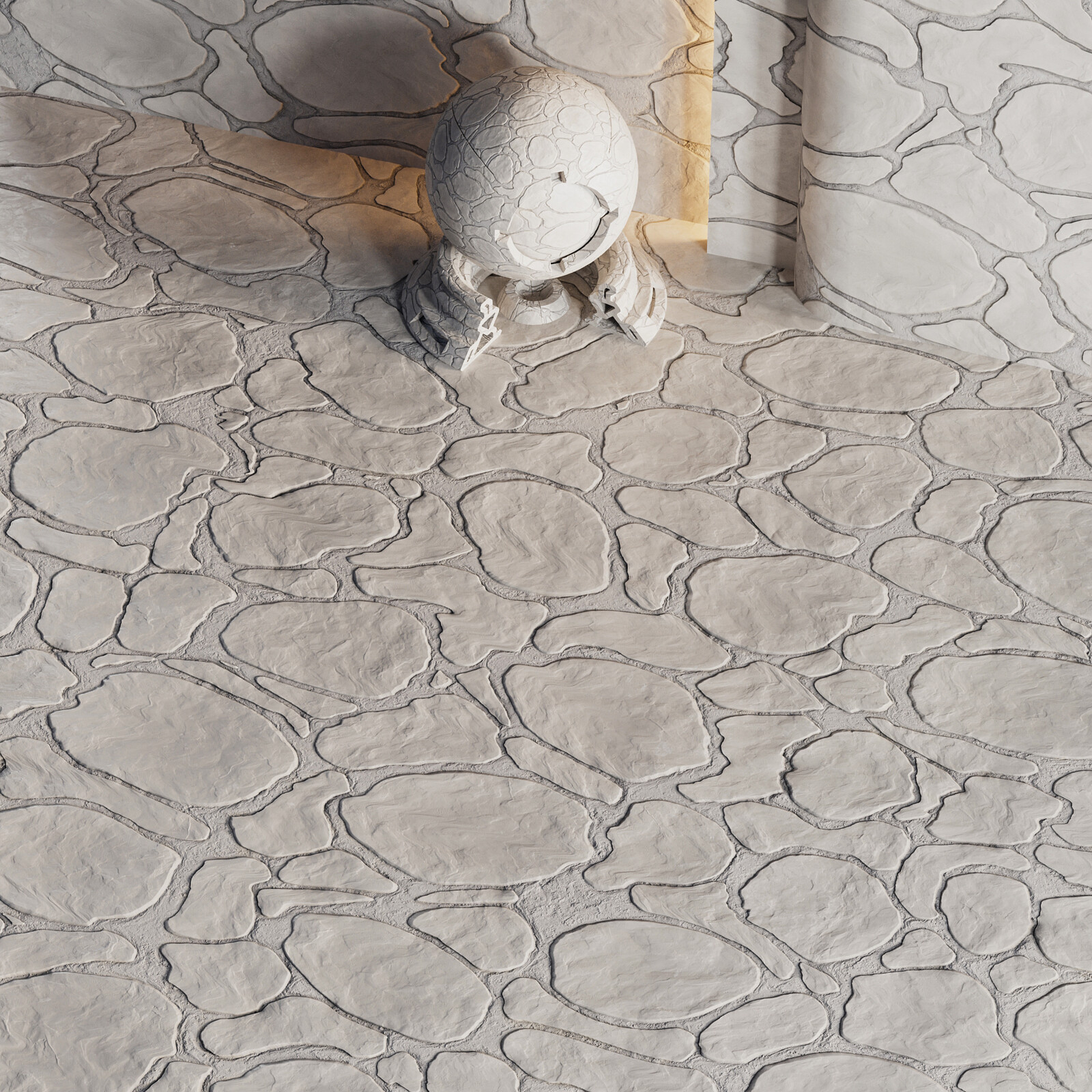 Substance Designer | Stone Field | PBR | 4K