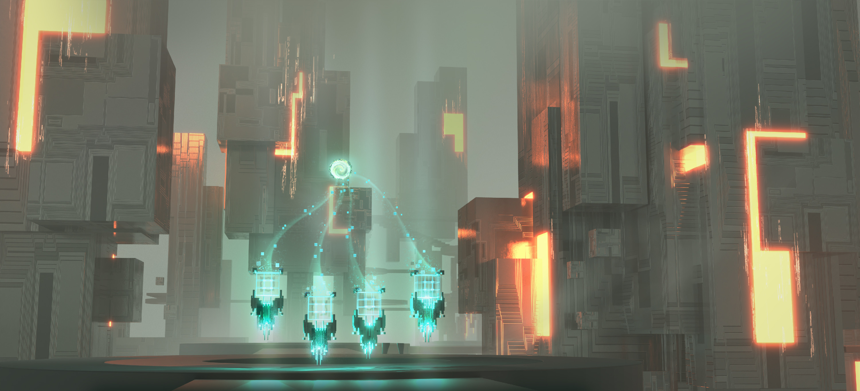 Stage 1 of puzzle that opens a portal