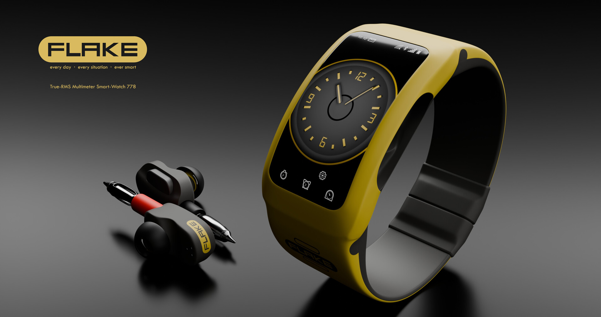 ArtStation Flake 778 True RMS Multimeter Smartwatch