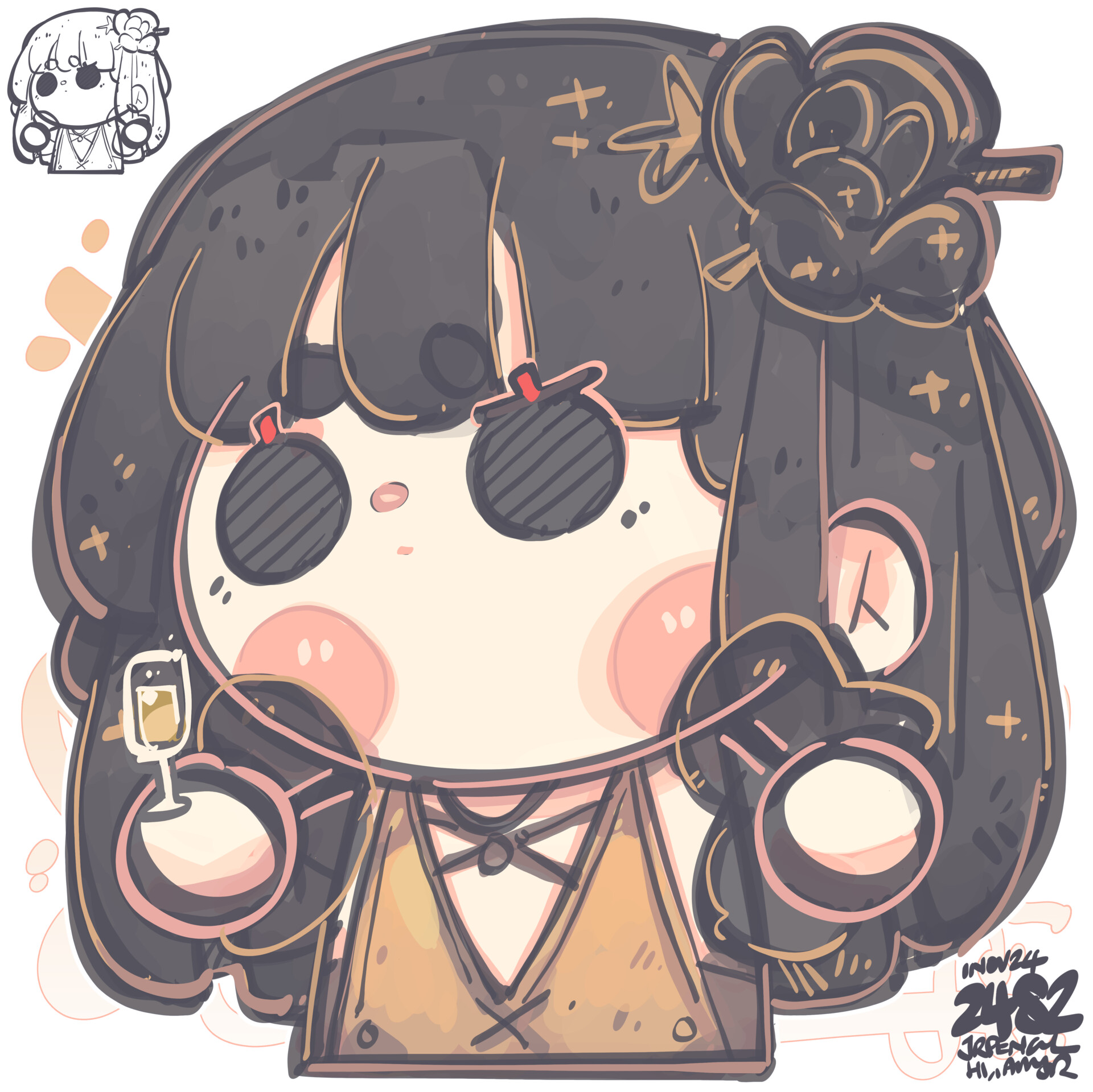 Jr Pencil - 2482 - D：杀手妻子【秘密派对清洁工】 / D: Killer Wife