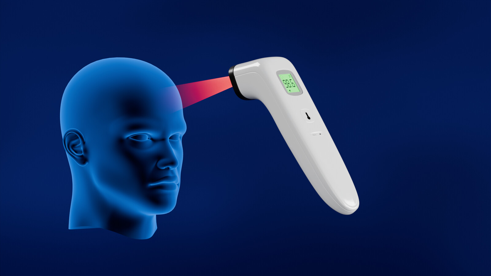 Scanner Thermometer, active