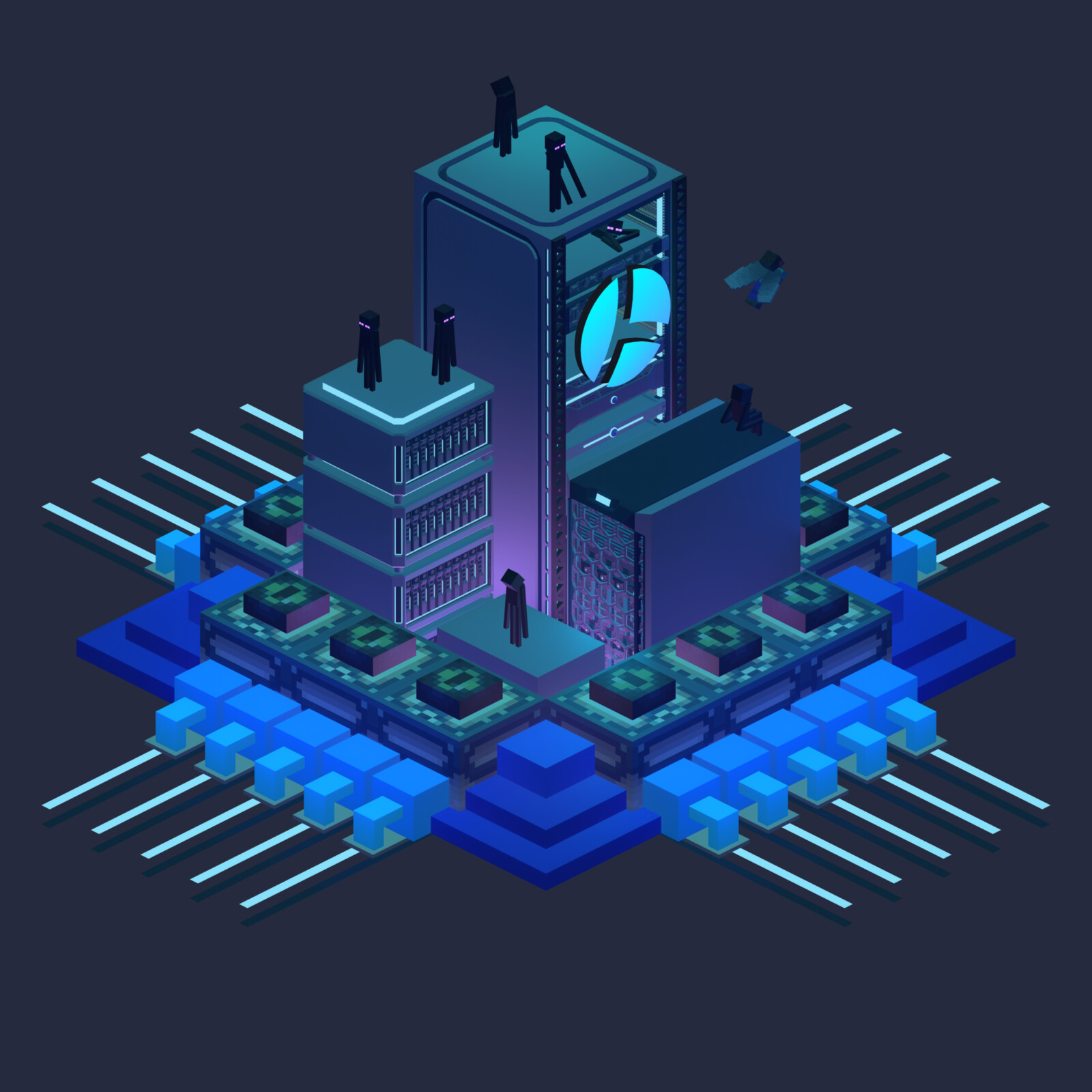 Raw 3D render