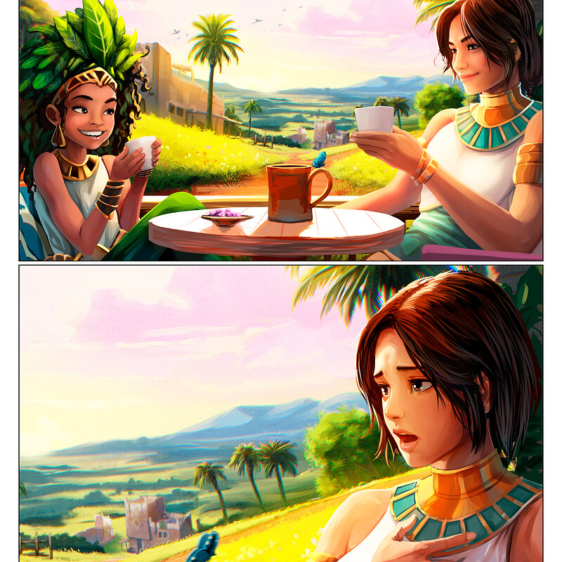 Comic preview and Character design
