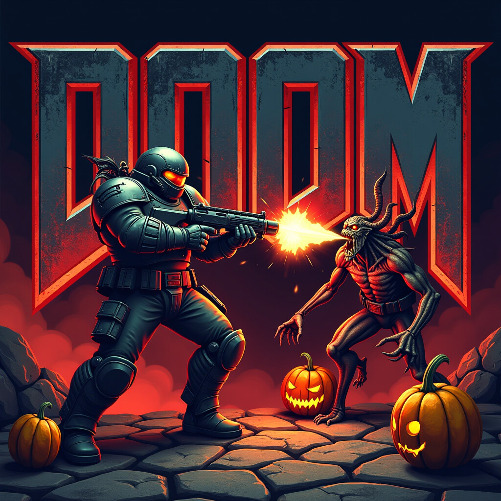 ArtStation DOOM Halloween 2024