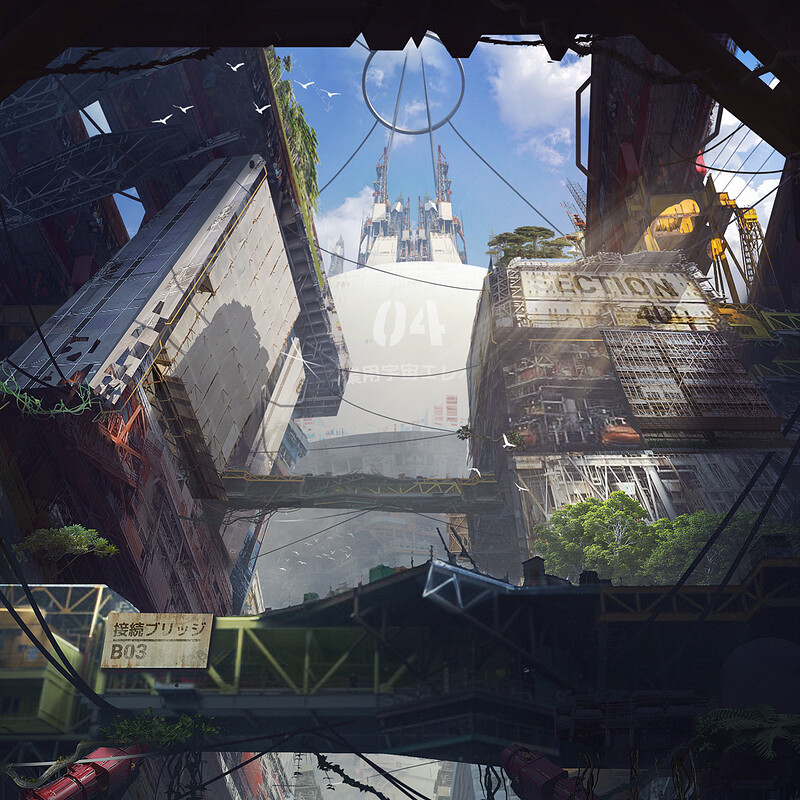 Abandoned Space Elevator Complex