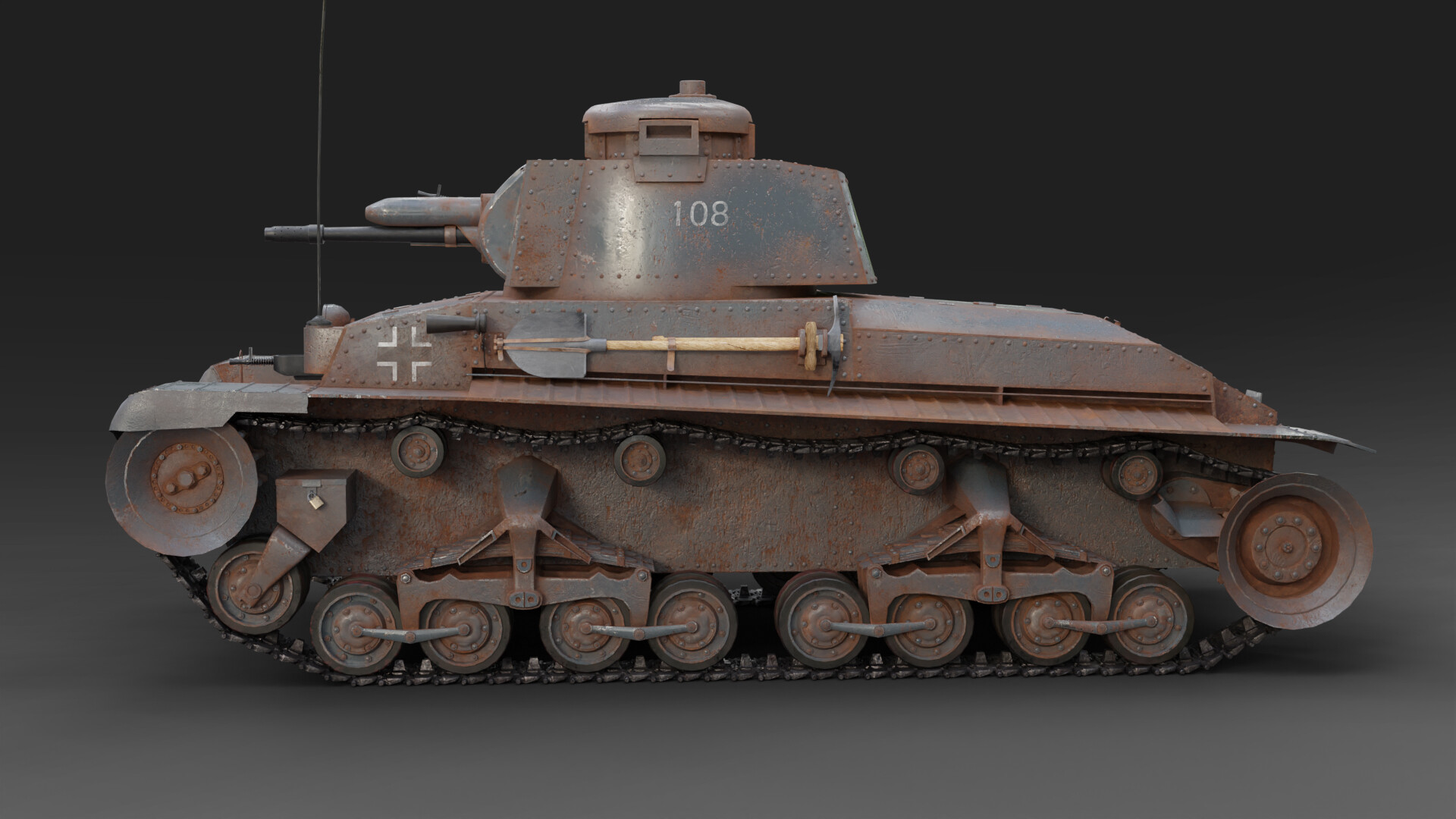ホットセール 口コミ ArtStation - Panzer 35 (t) 絵画