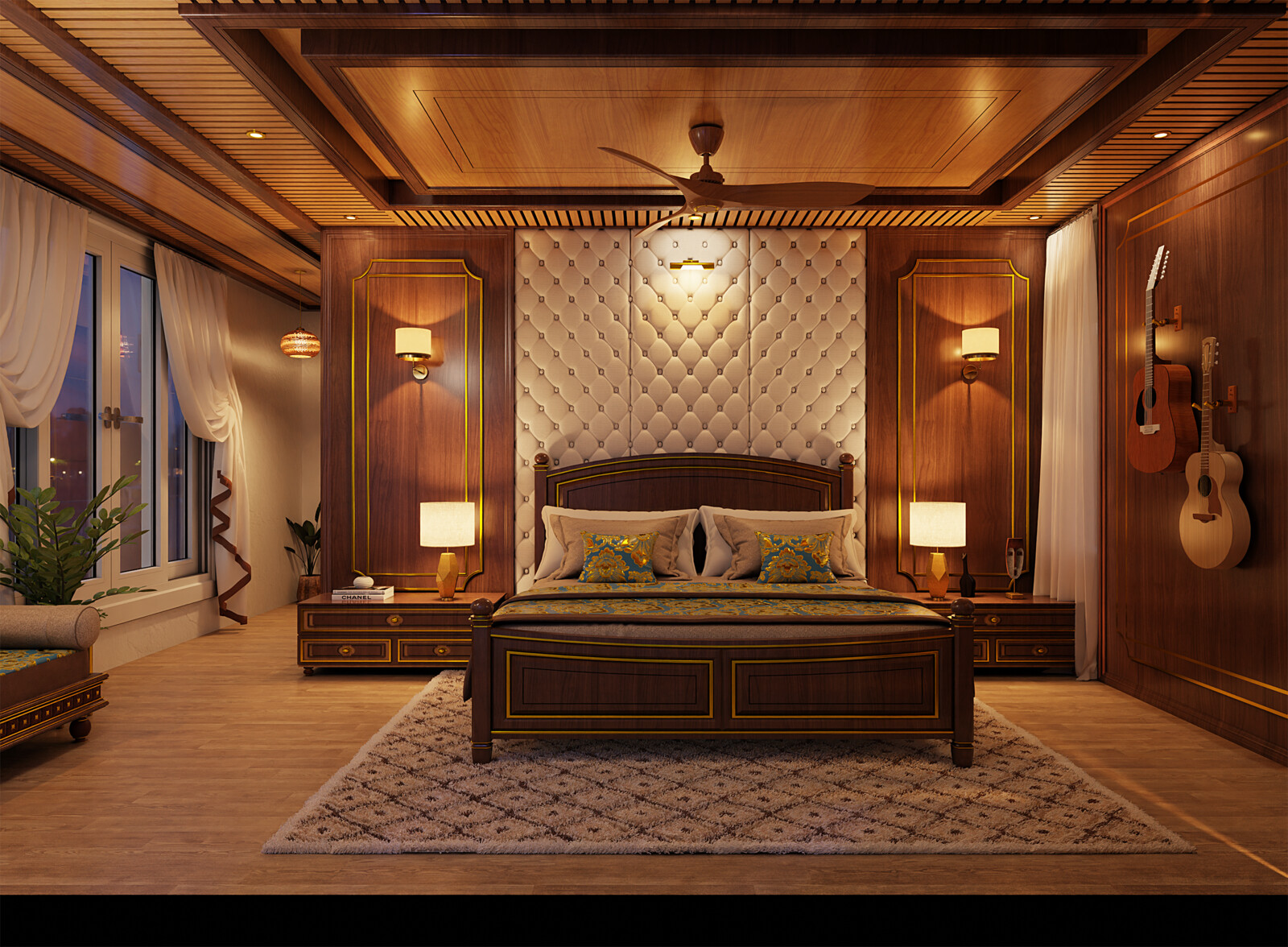 Bedroom Interior Render