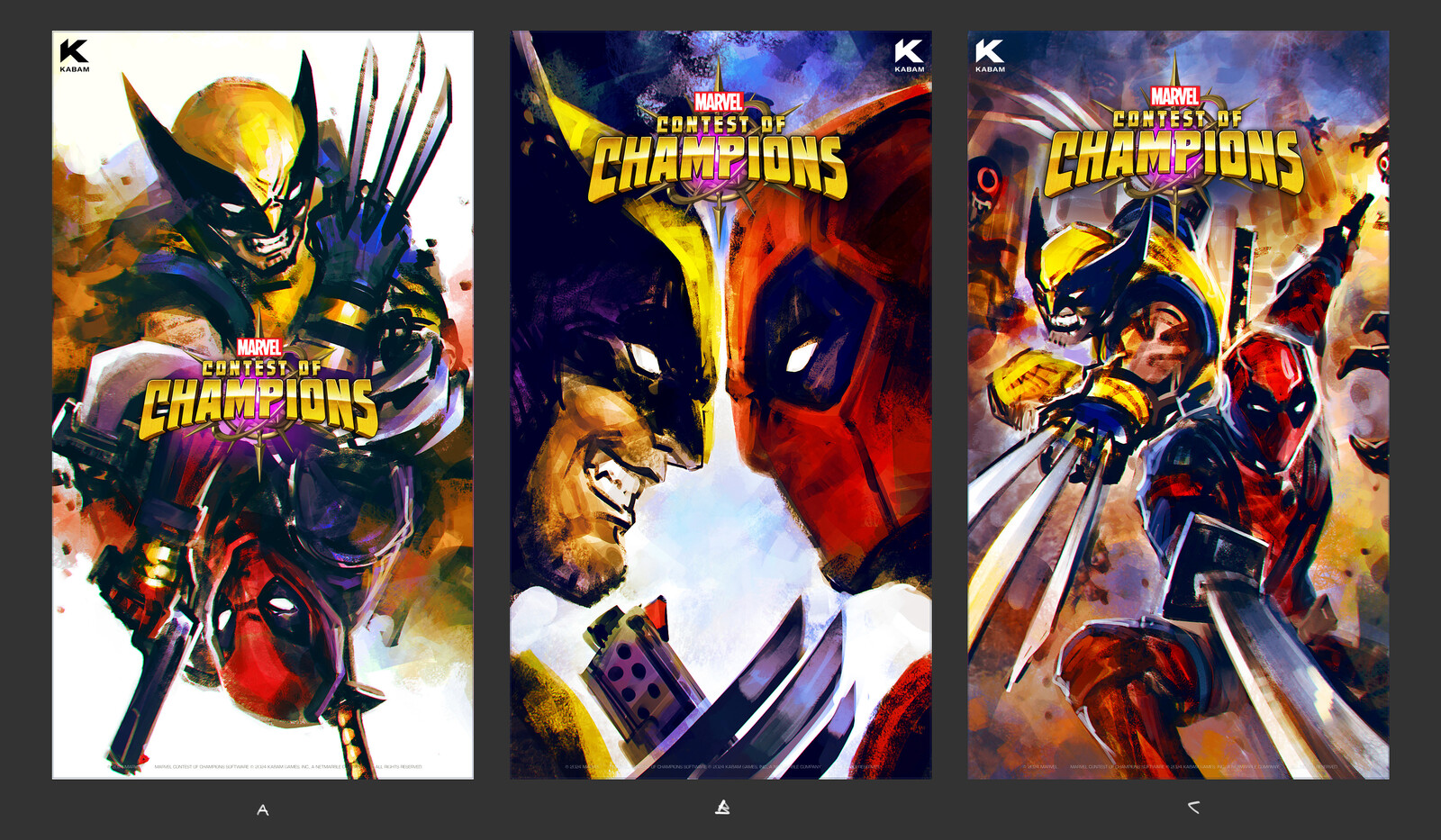 sketches/color roughs