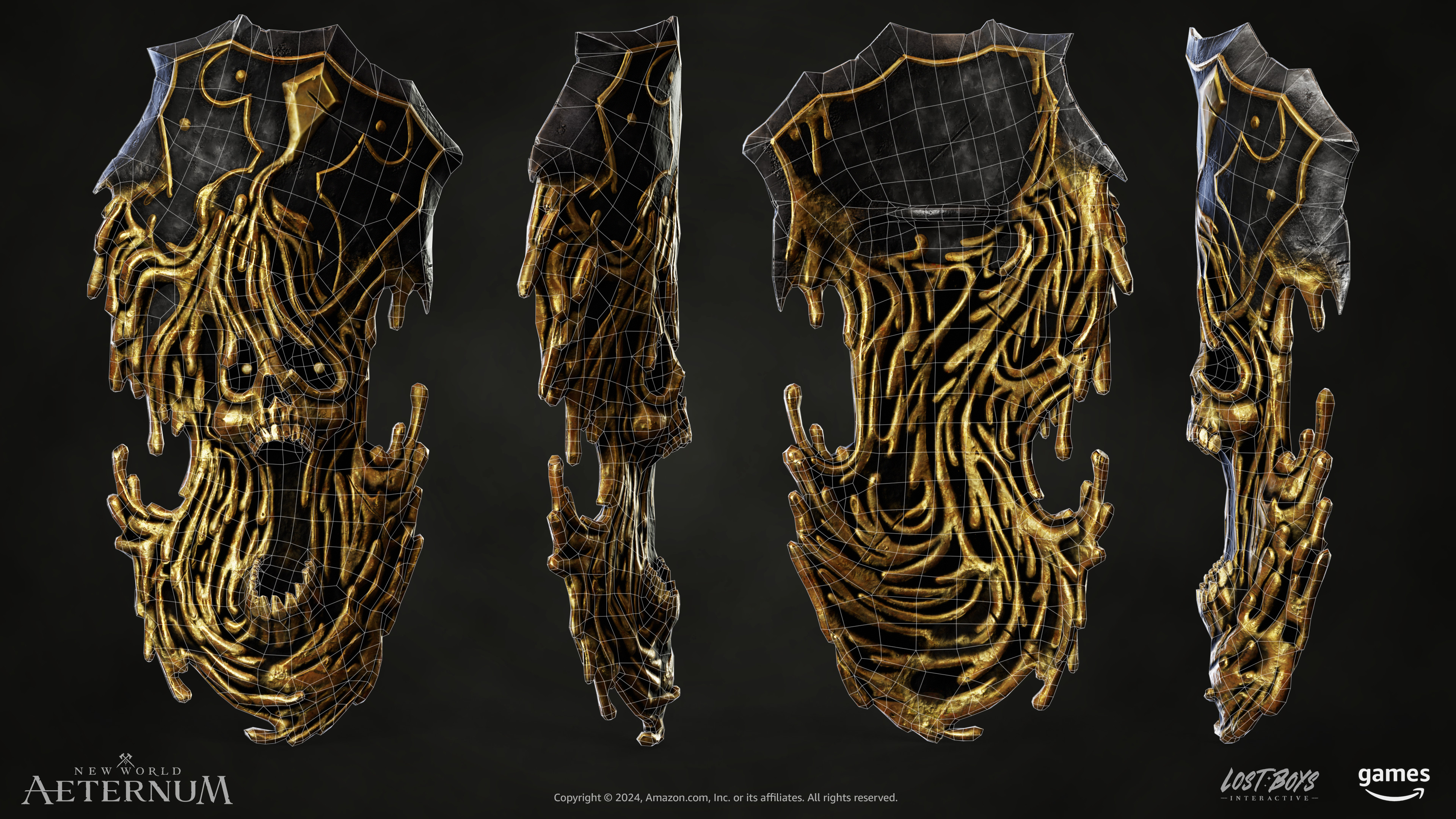 Tower Shield - Wireframe
