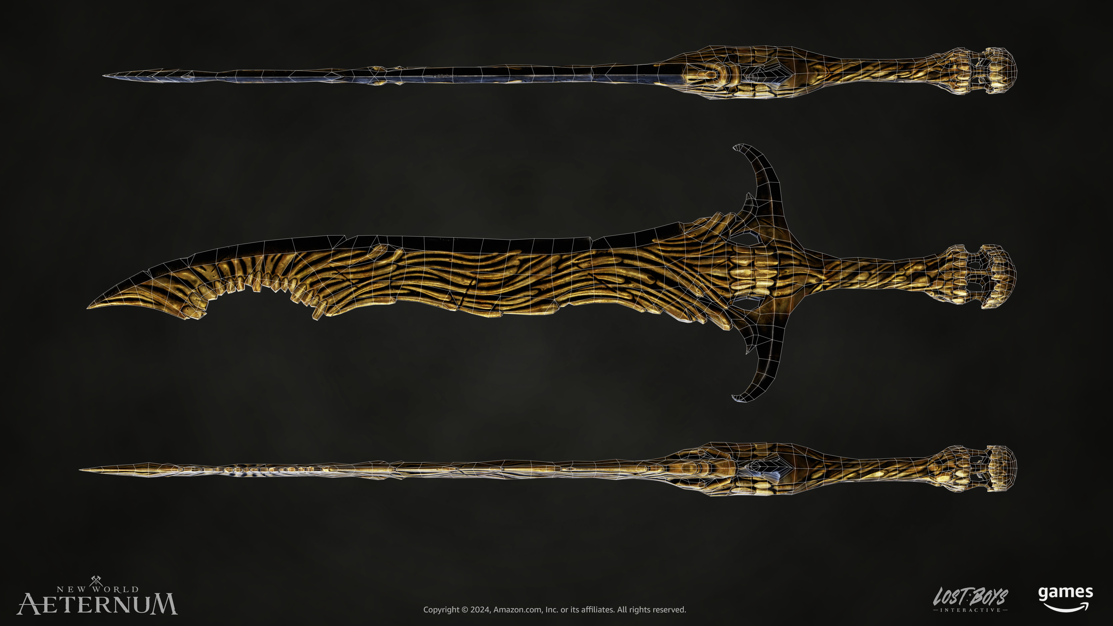 Long Sword - Wireframe