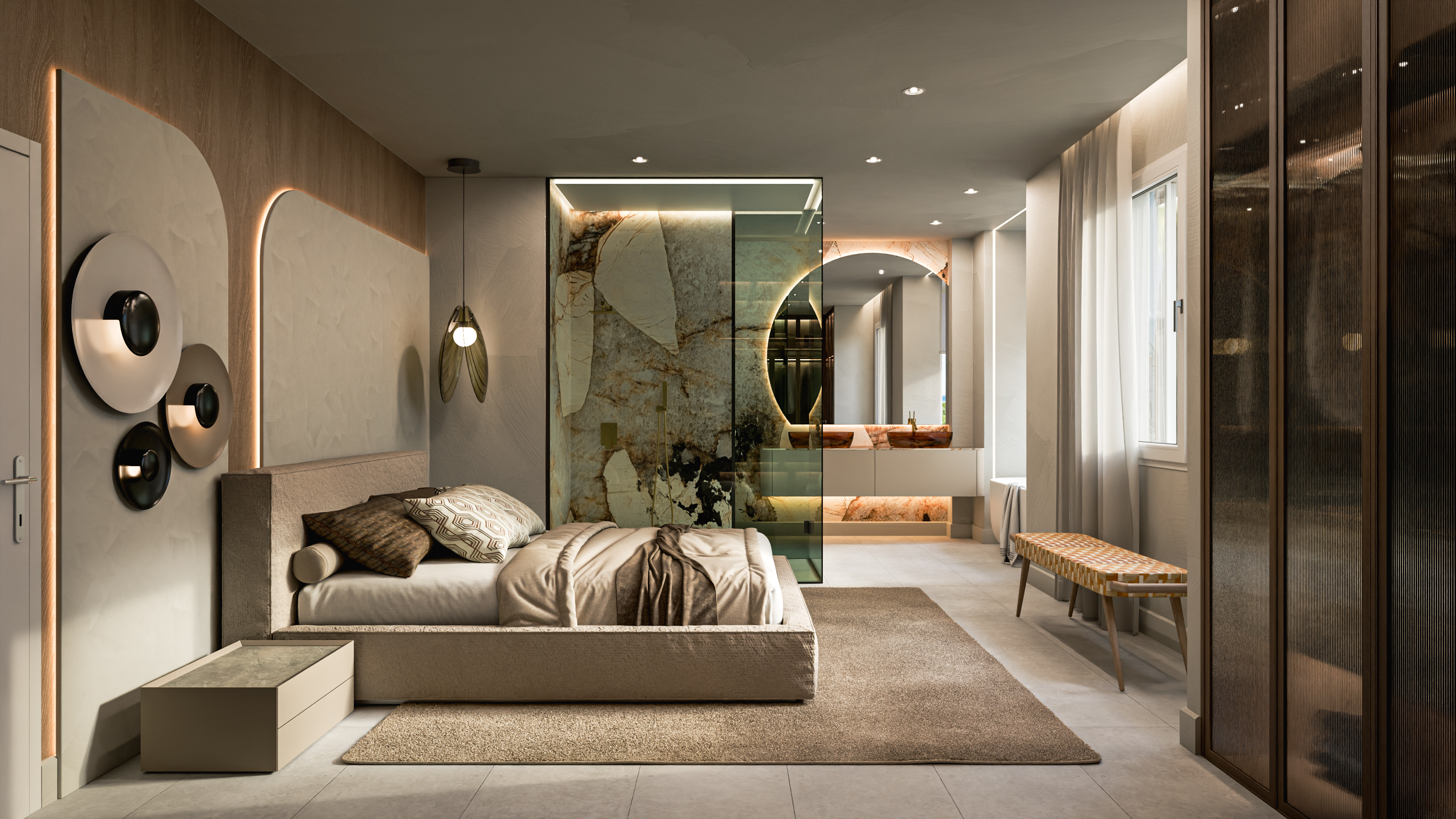 Master bedroom shot.