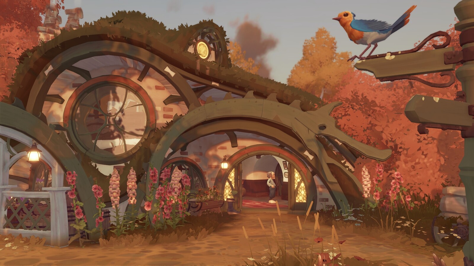 These seasonal flowers are present throughout the world of Bywater. I hope this makes the player feel more connected to nature and the environment. 