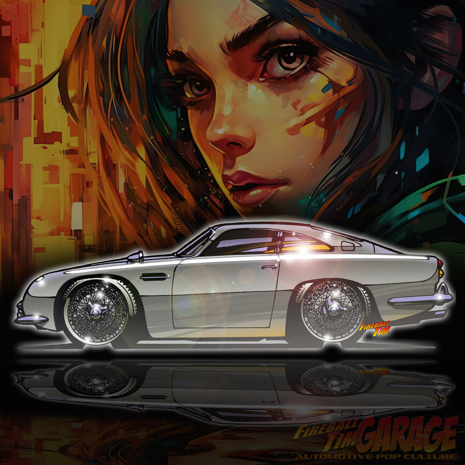 James Bond Pop Culture Cars by Fireball Tim Garage