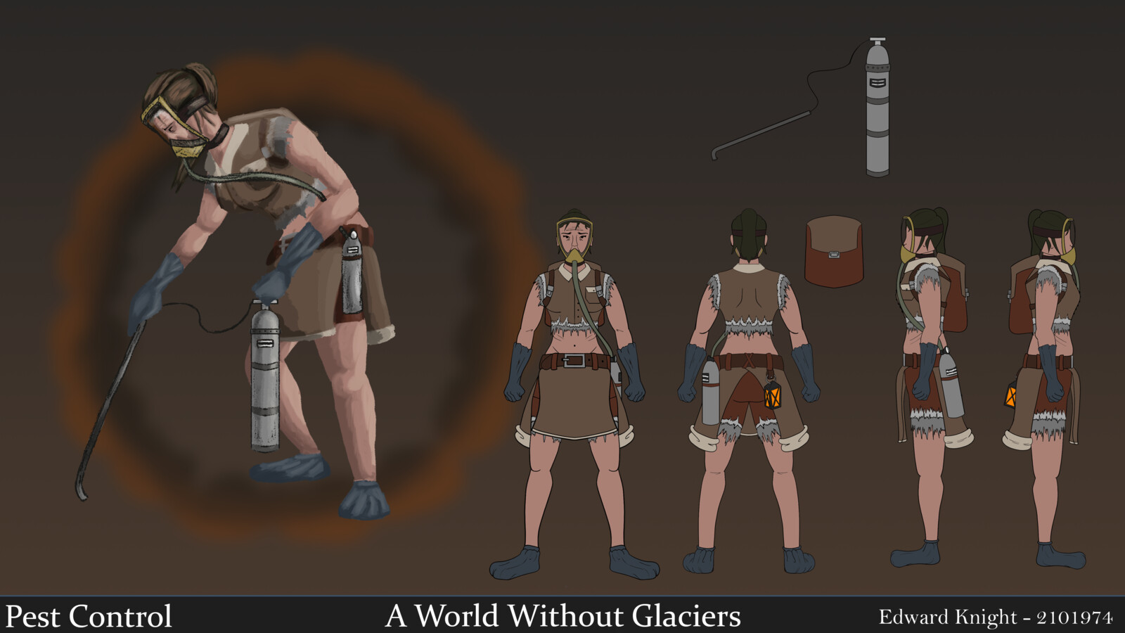 A World Without Glaciers - 5 Character Designs