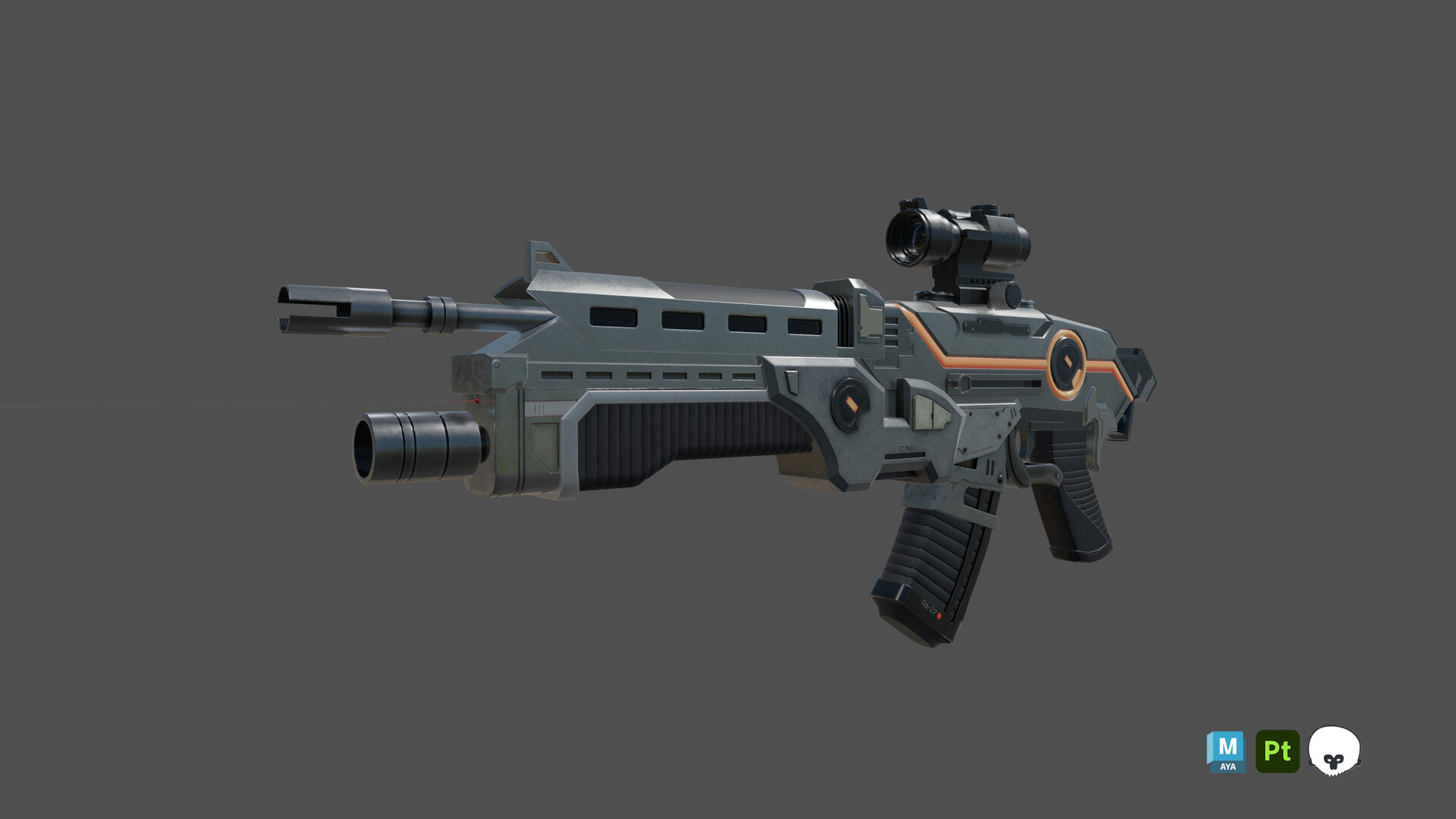 ArtStation - Ra_27_gun