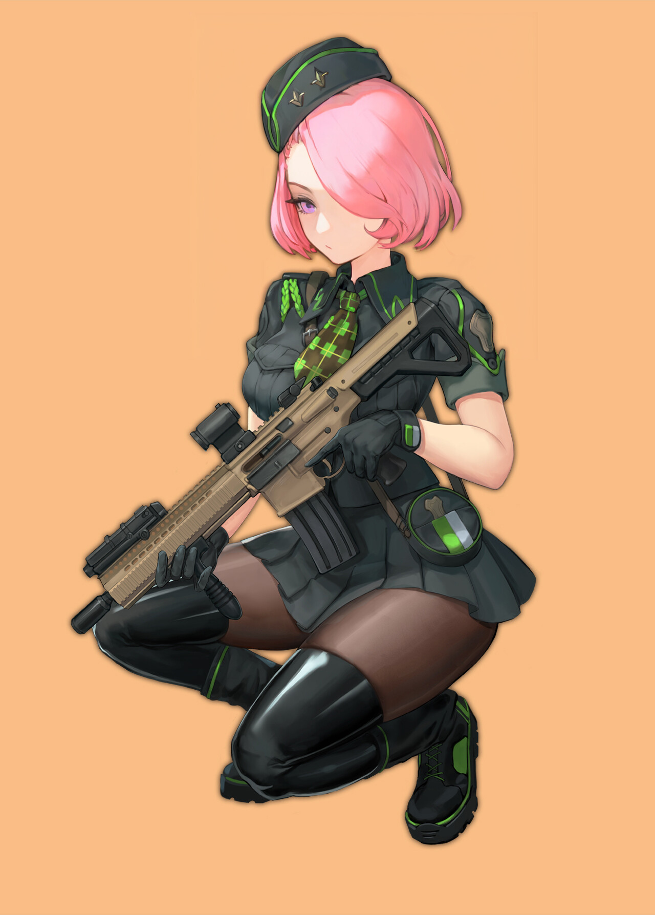 ArtStation - soldier Pink