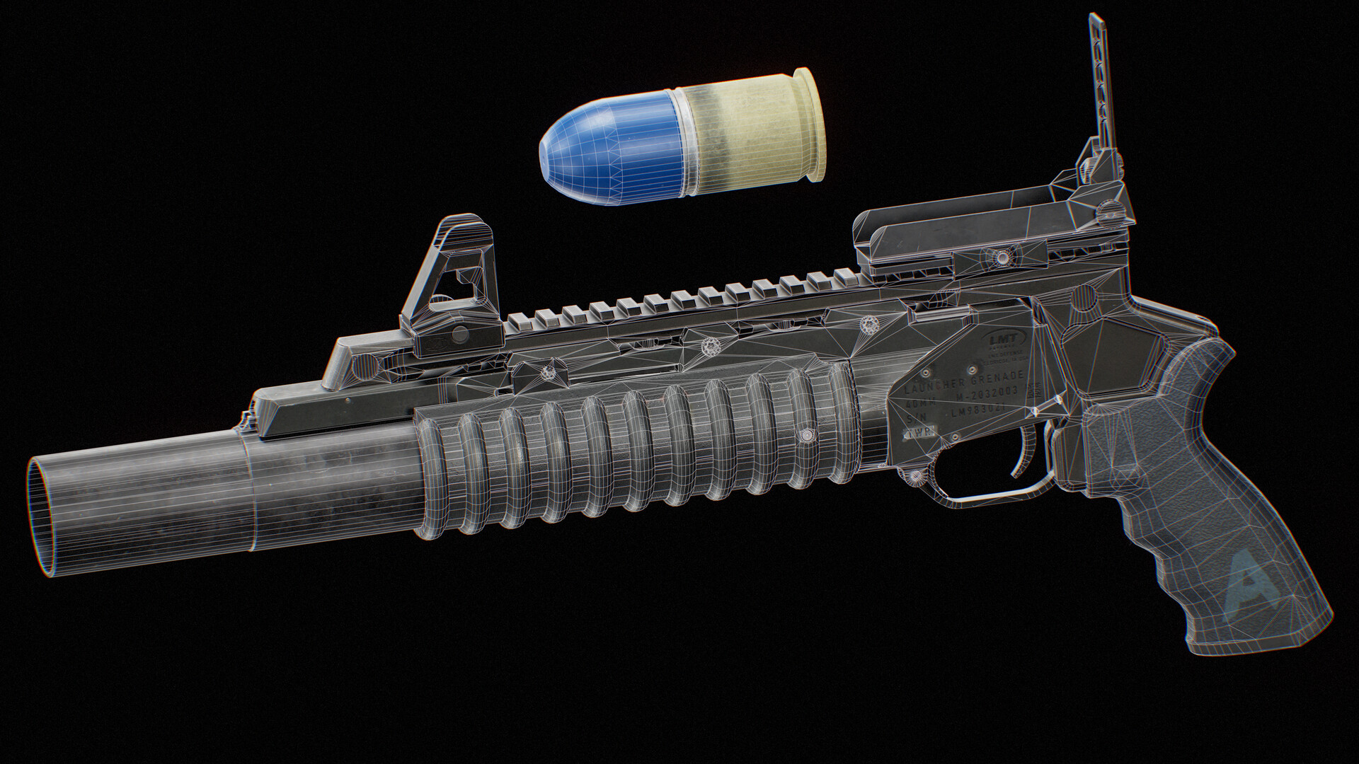 ArtStation - M203 LMT Grenade Launcher