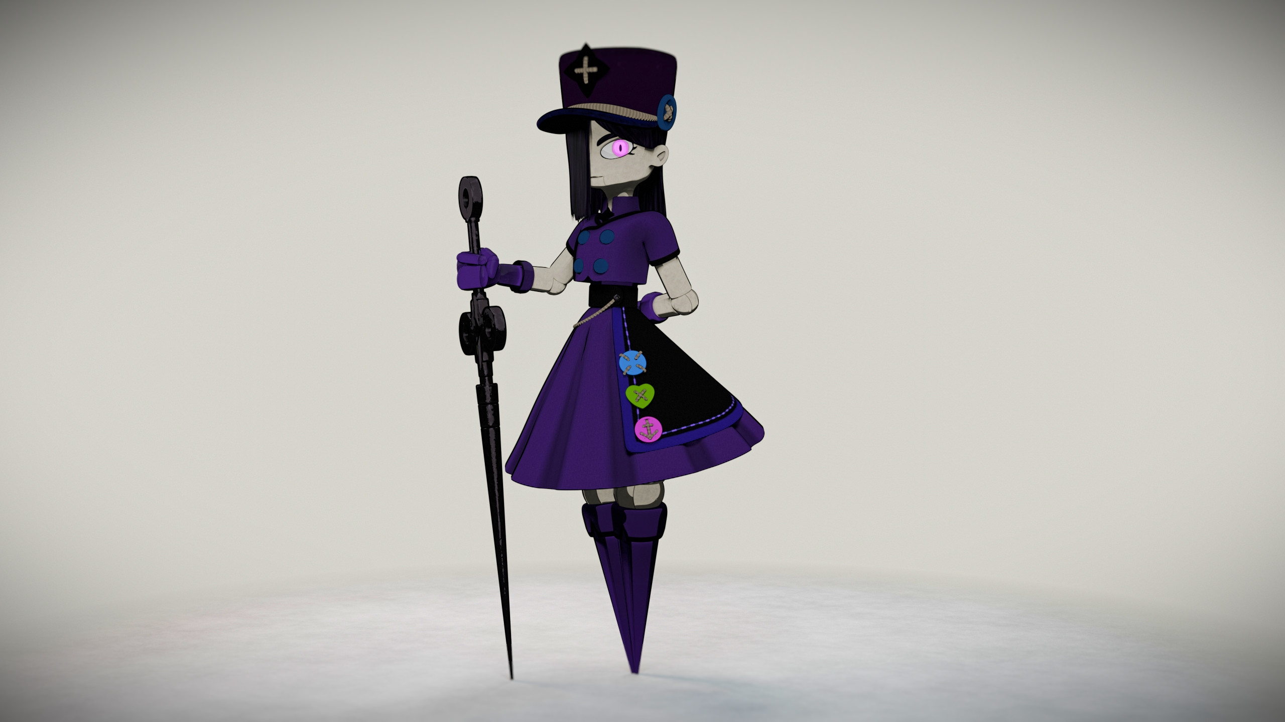 Halloween Themed Skin Stylized Shading