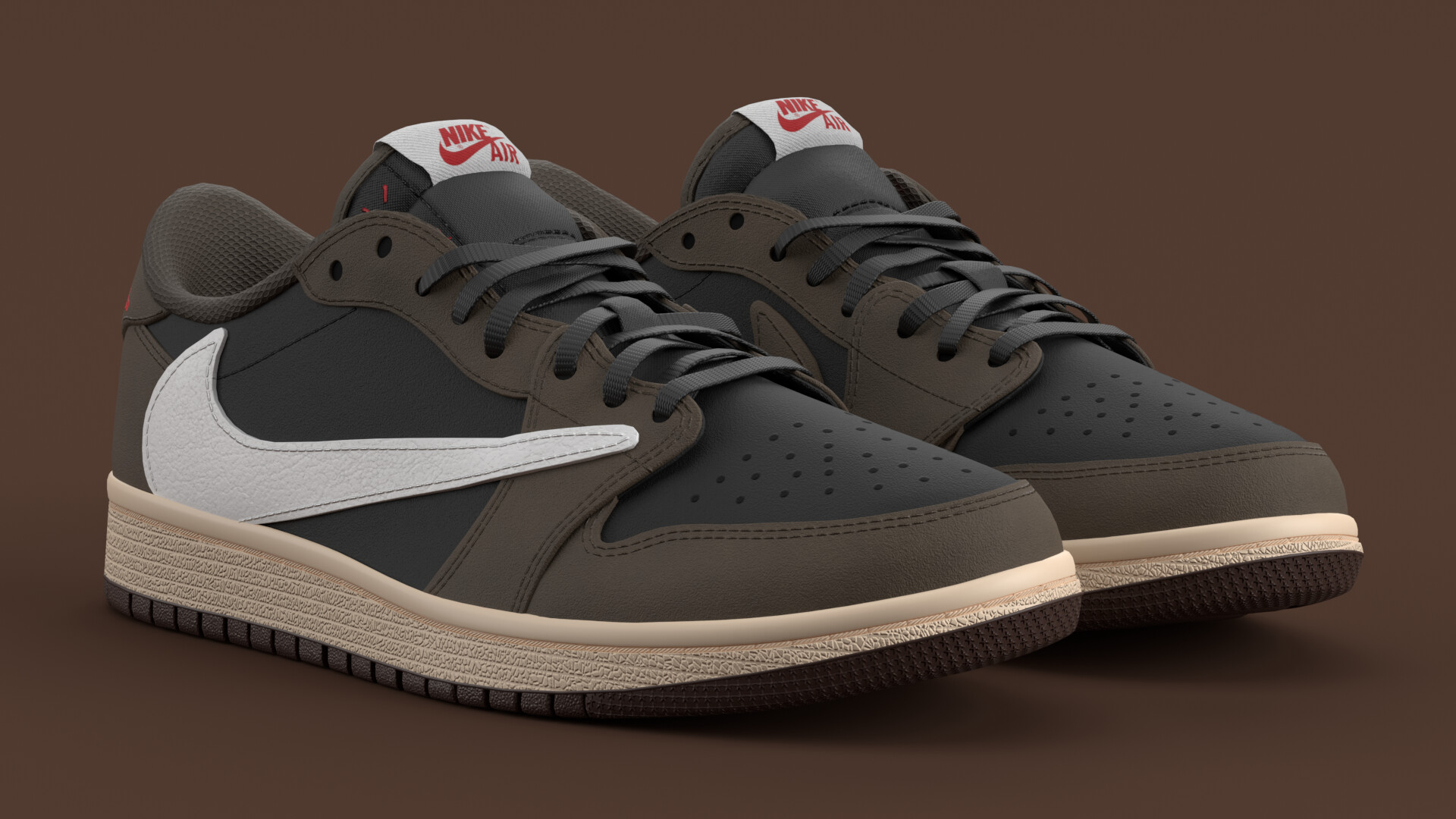 ArtStation - Travis Scott x Air Jordan Dark Mocha