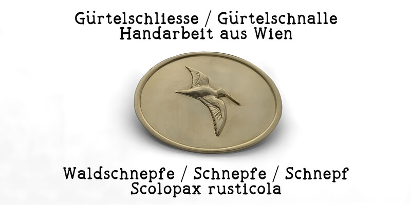 waldschnepfe schepfe gürtelschliesse gürtelschnalle