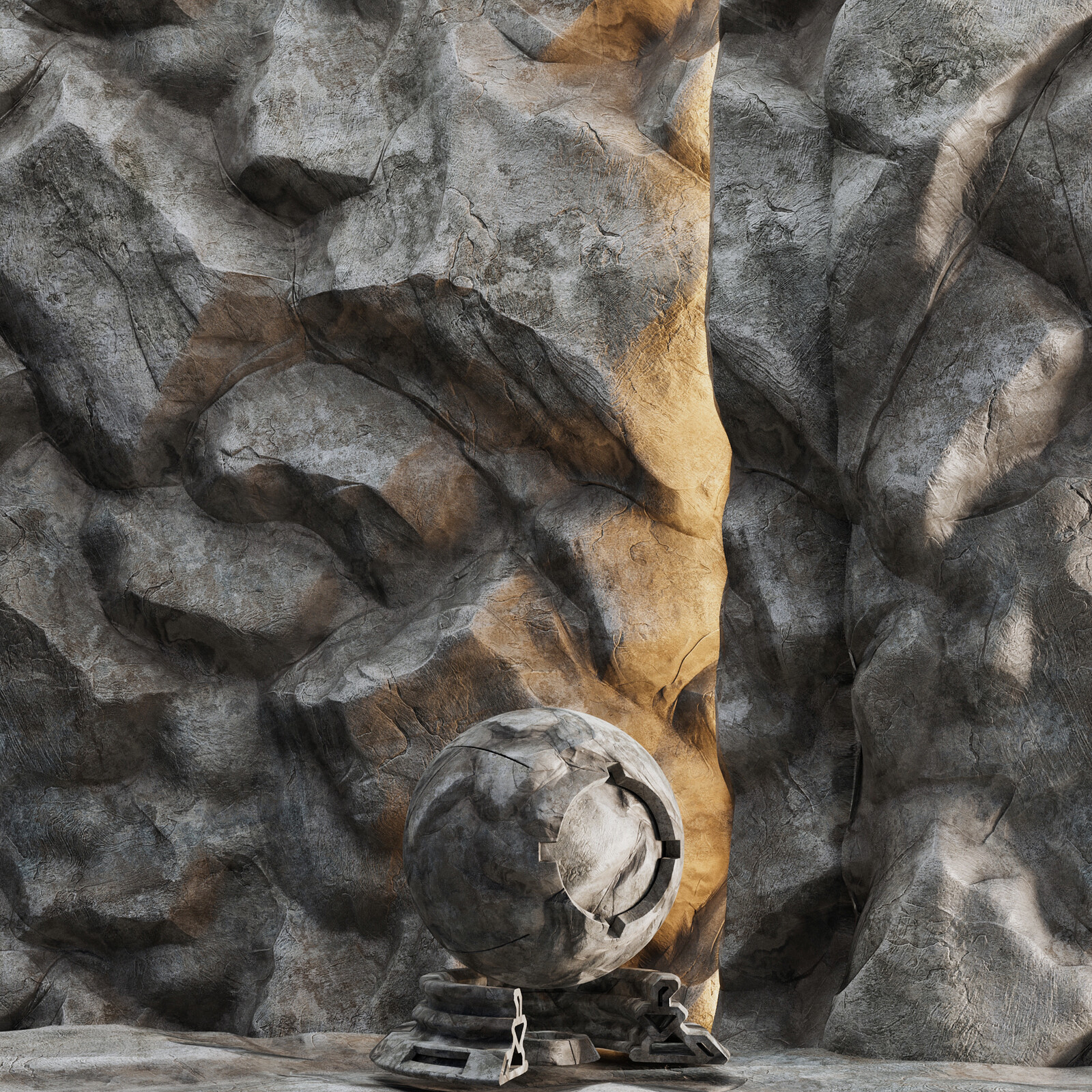 H108 Rock Cliff | PBR | 4K | Seamless | +SBSAR